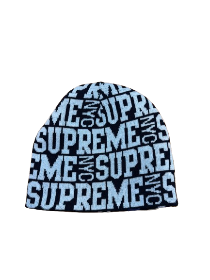 Supreme Reversible Camo Beanie Blue