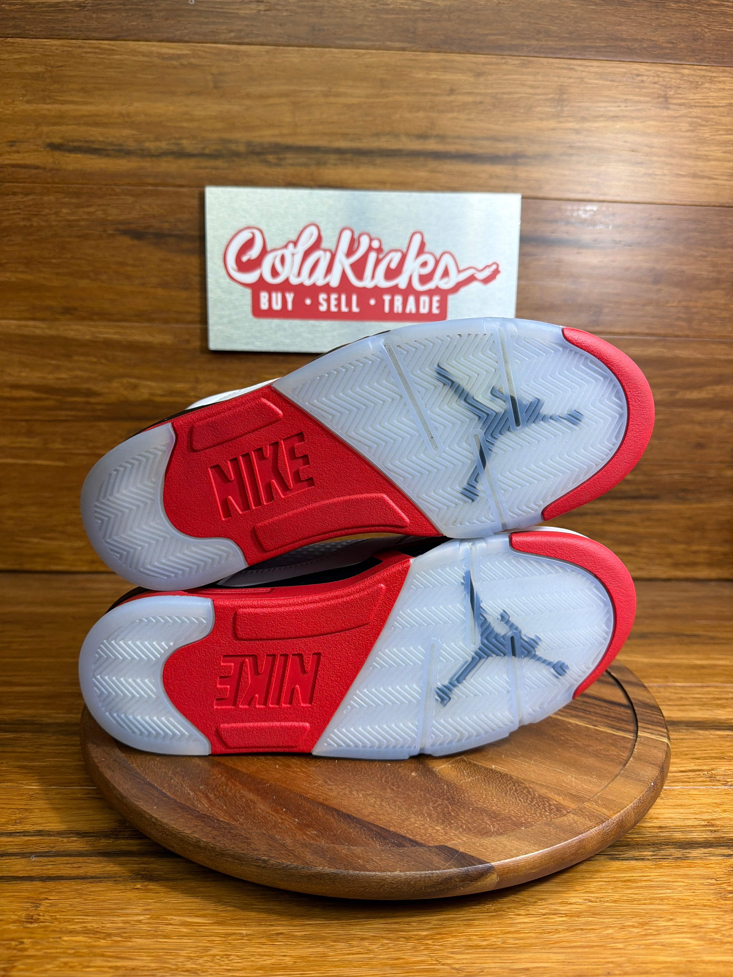 Jordan 5 Retro Fire Red Black Tongue (2025)