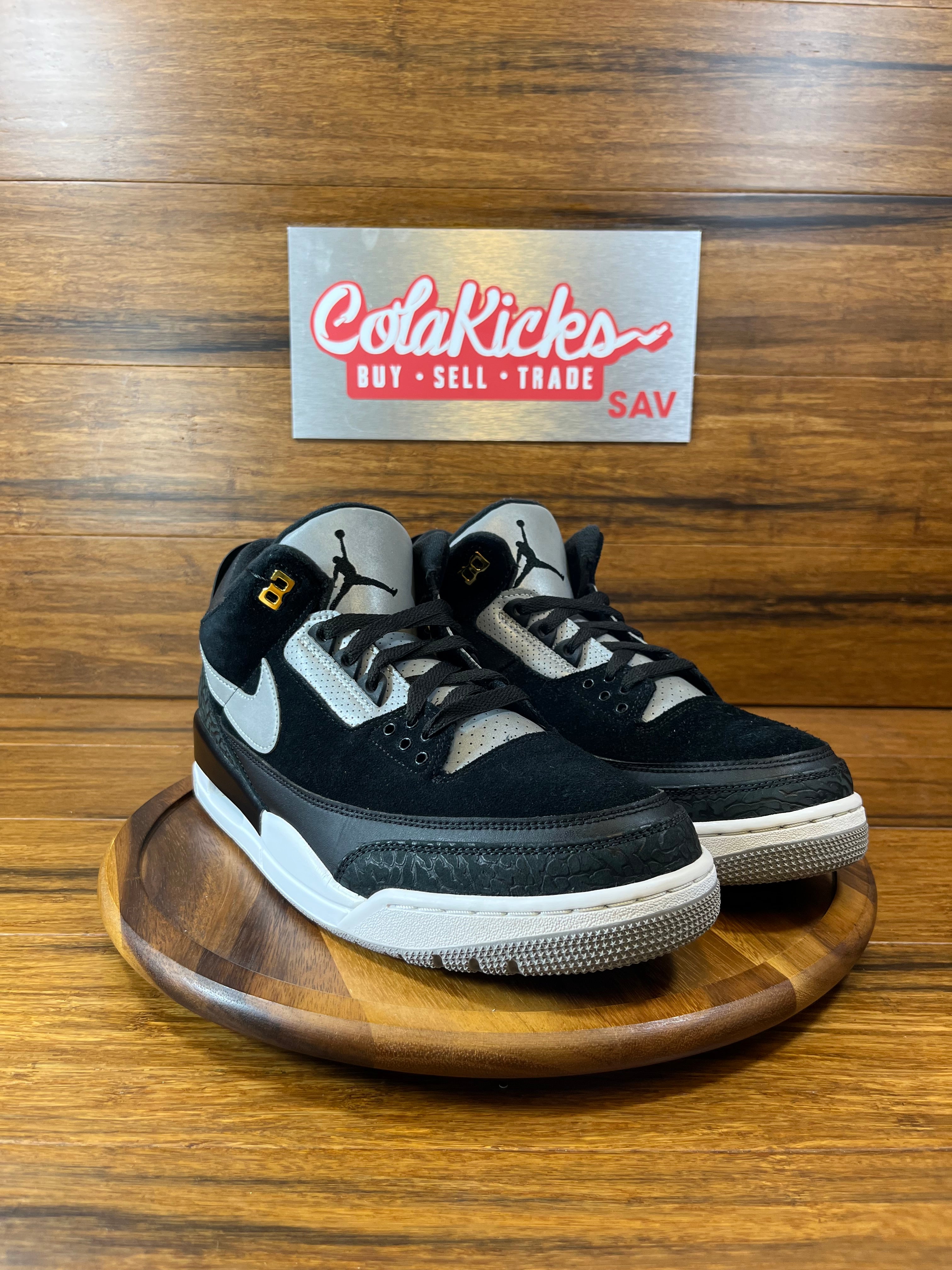 Jordan 3 Retro Tinker Black Cement Gold