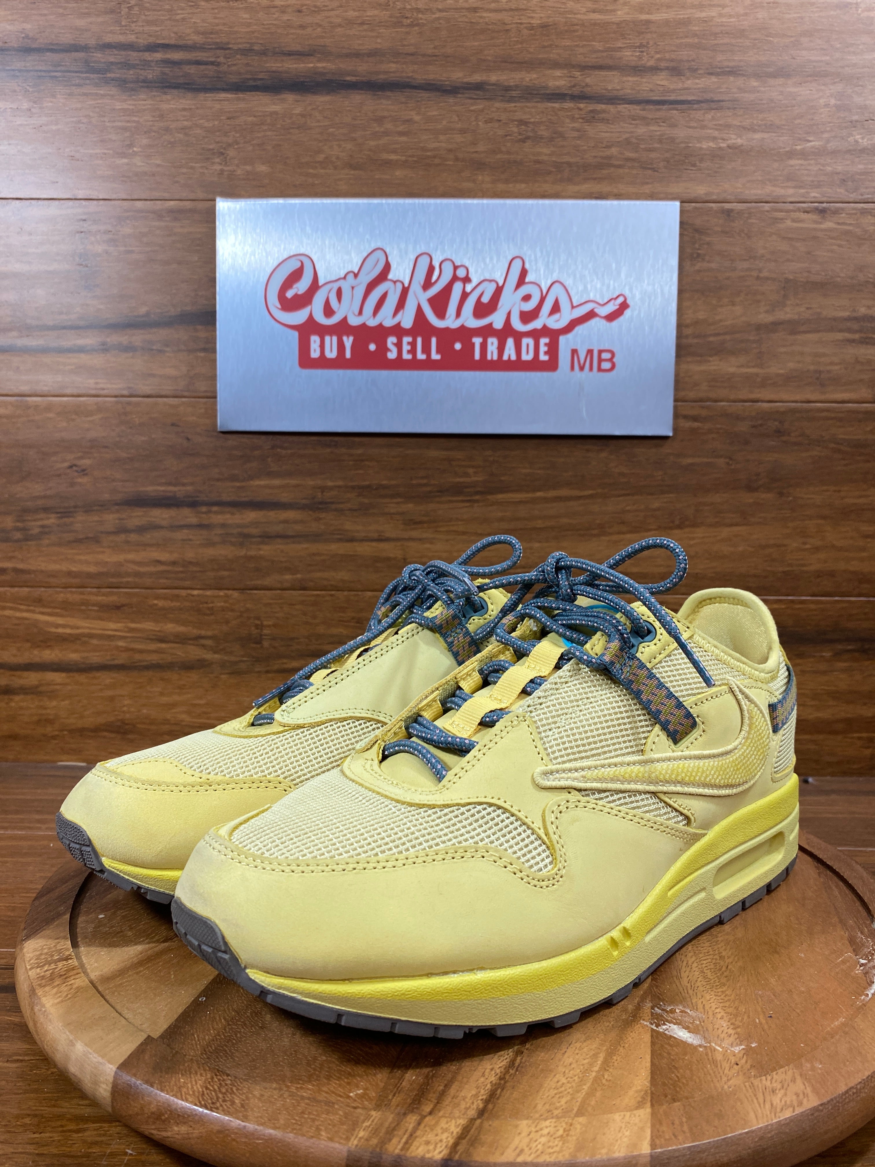 Nike Air Max 1 Travis Scott Cactus Jack Saturn Gold