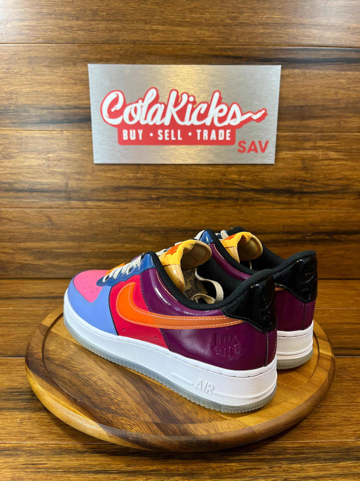 Nike Air Force 1 Low SP Undefeated Multi-Patent Total Orange