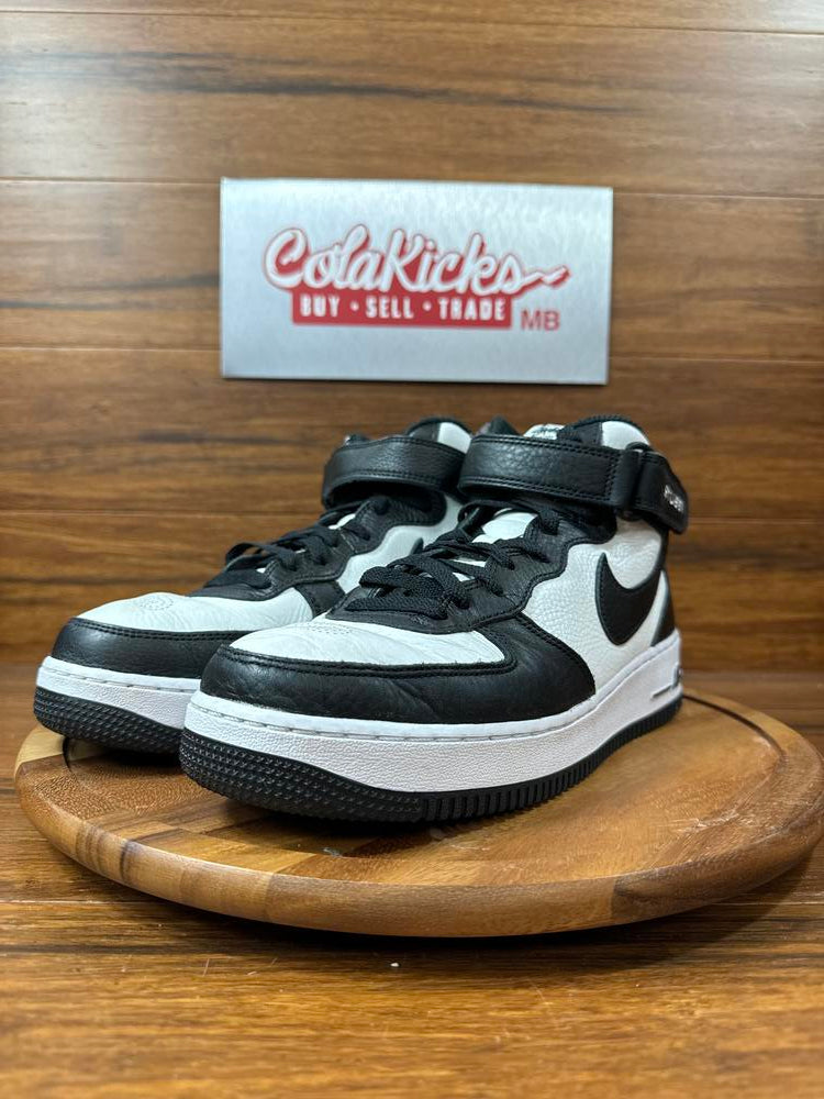 Nike Air Force 1 Mid Stussy Light Bone Black