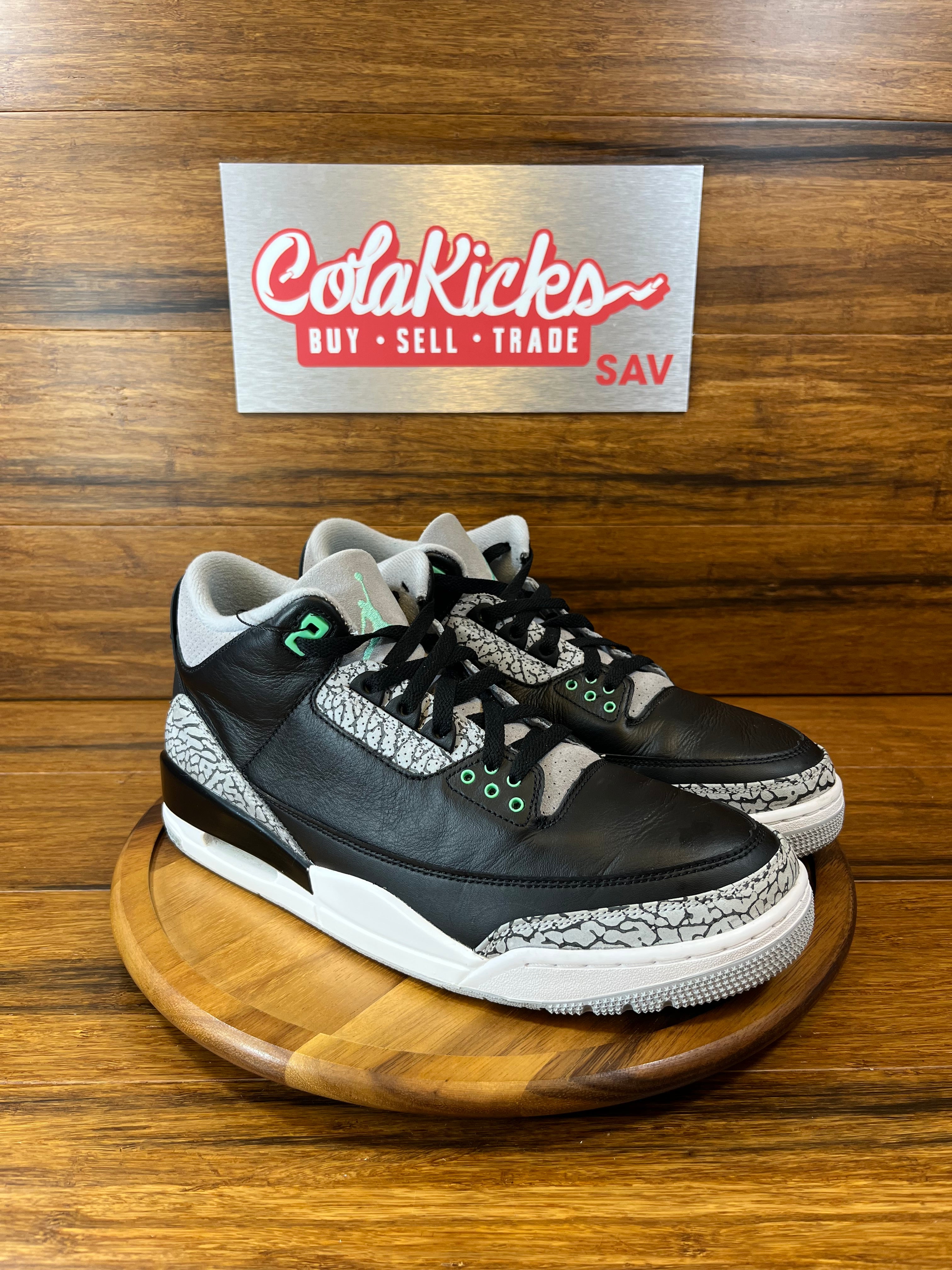Jordan 3 Retro Green Glow