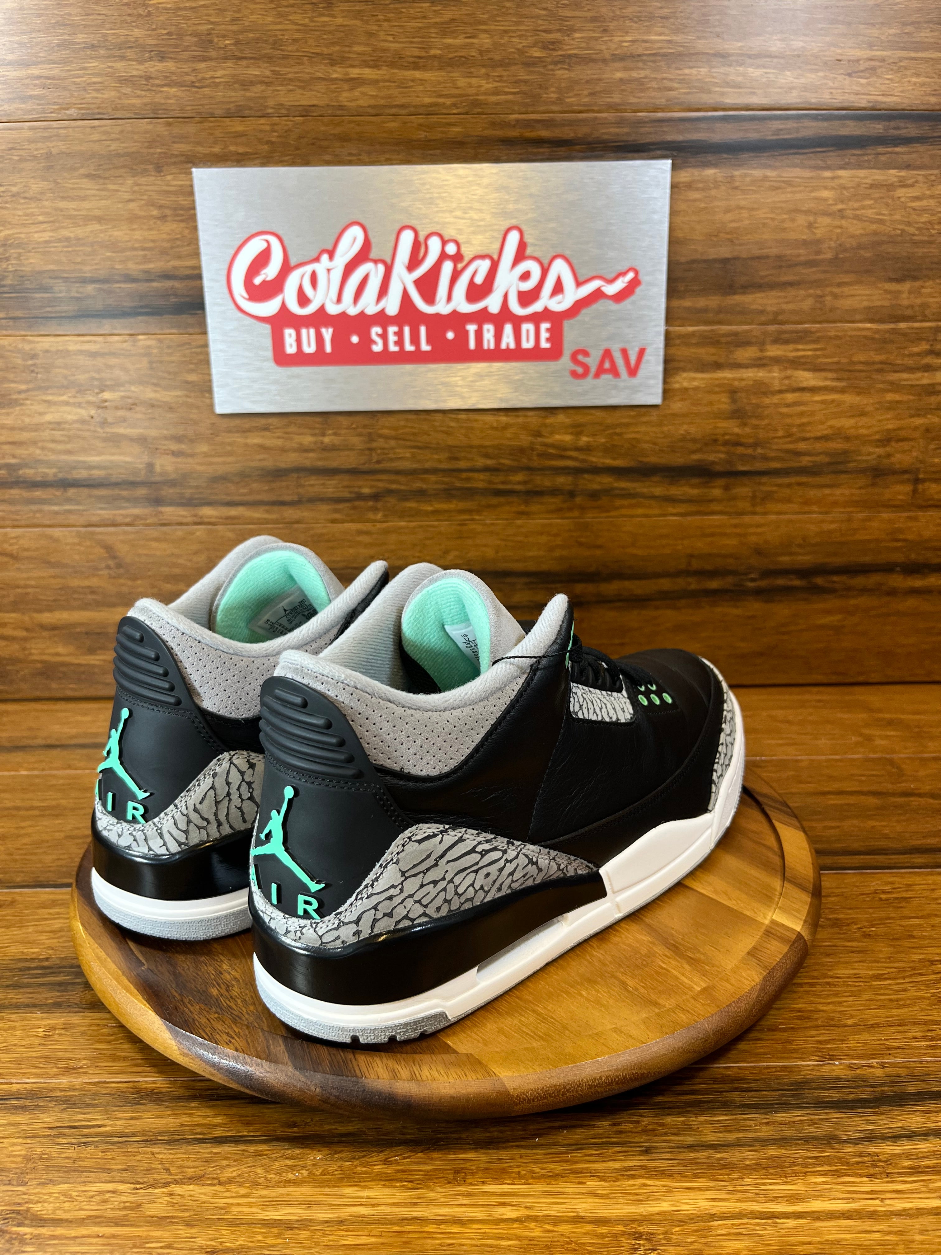 Jordan 3 Retro Green Glow