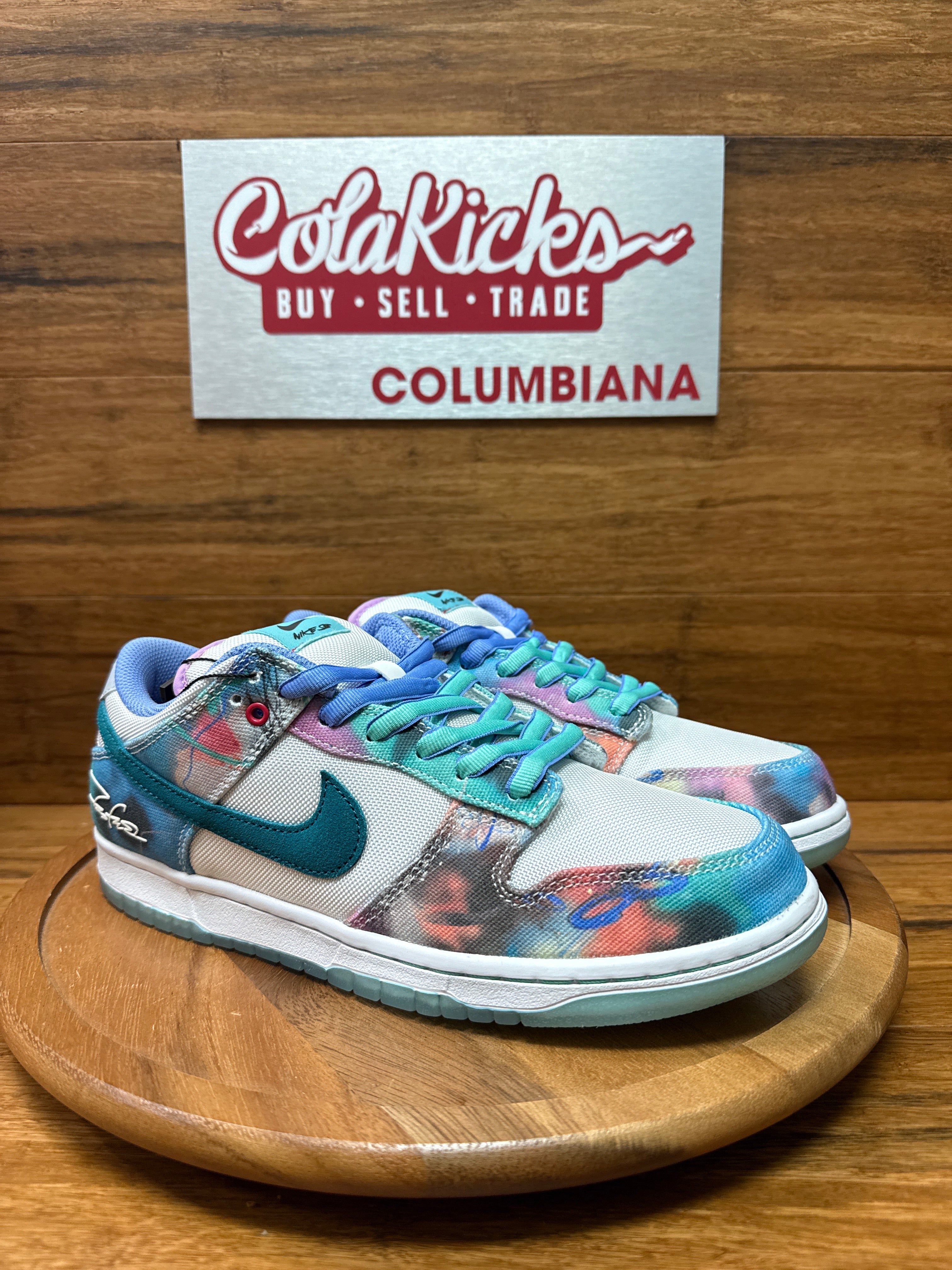 Nike SB Dunk Low Futura Laboratories Bleached Aqua