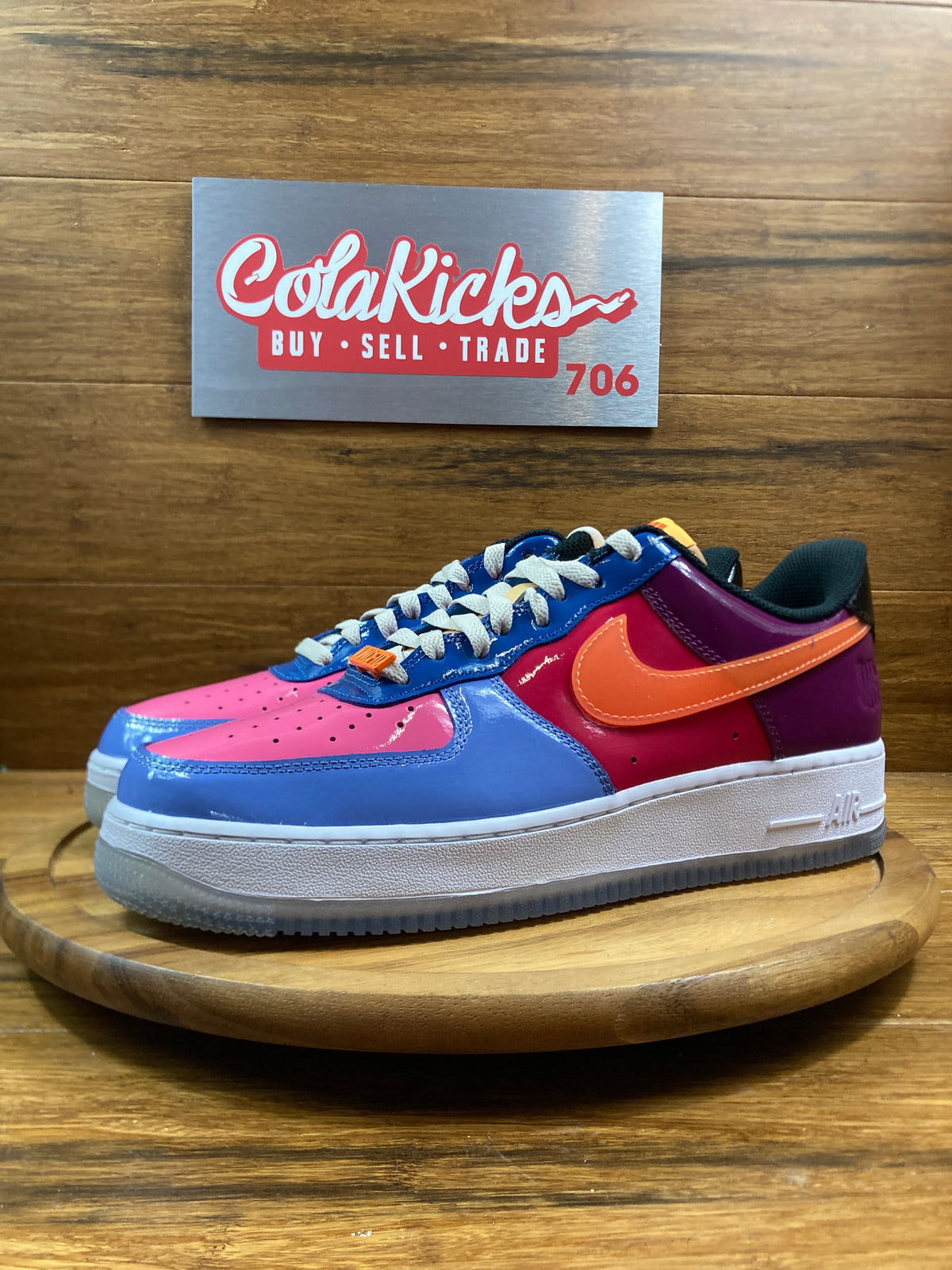Nike Air Force 1 Low SP Undefeated Multi-Patent Total Orange