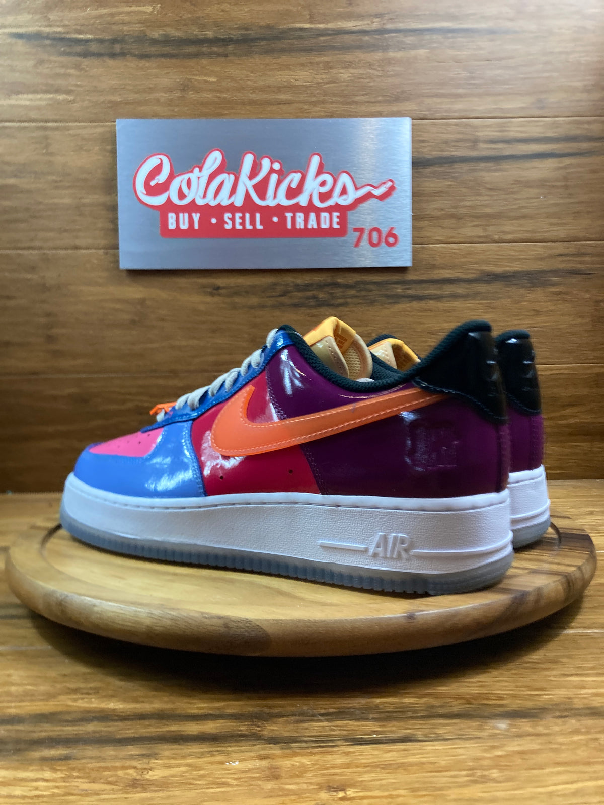 Nike Air Force 1 Low SP Undefeated Multi-Patent Total Orange