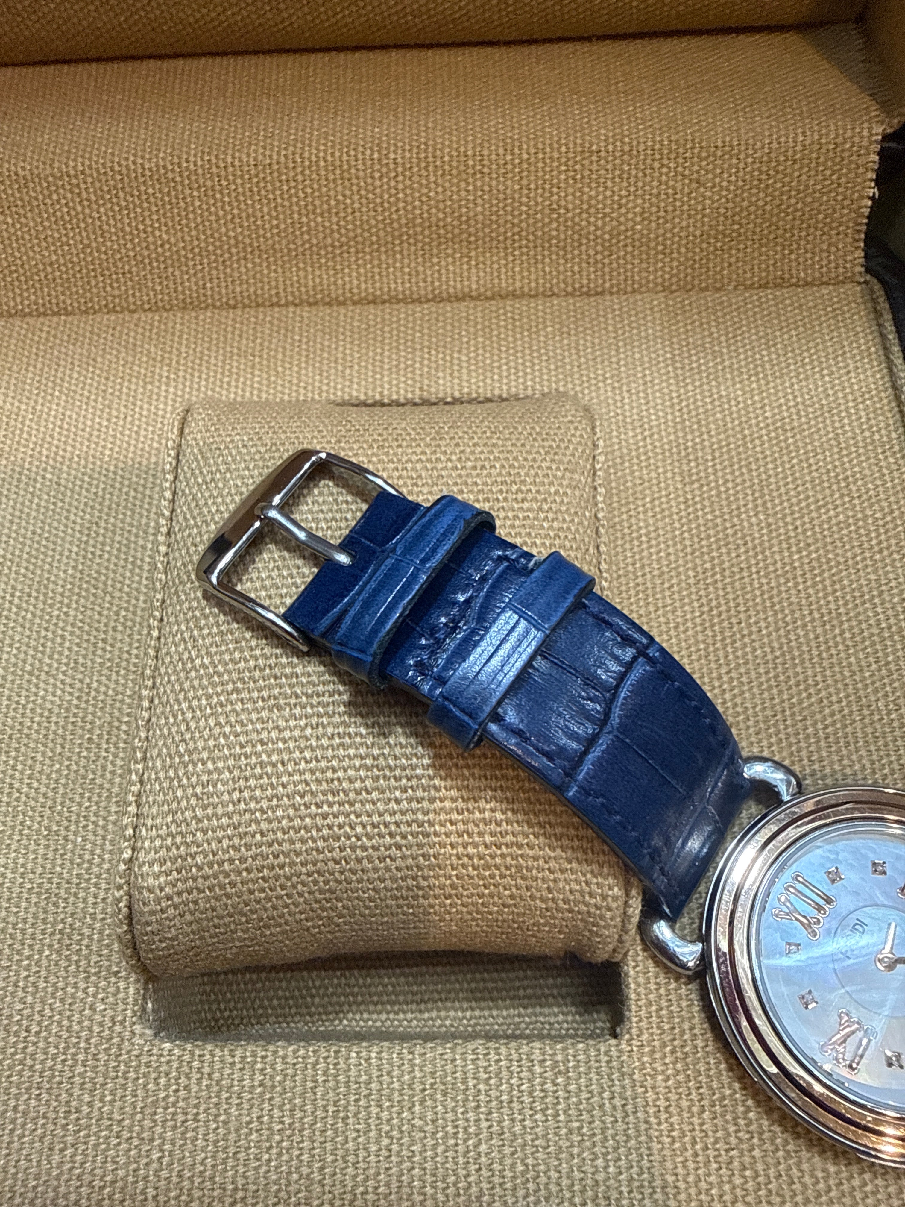 Fendi Selleria Diamond Mother Of Pearl Watch