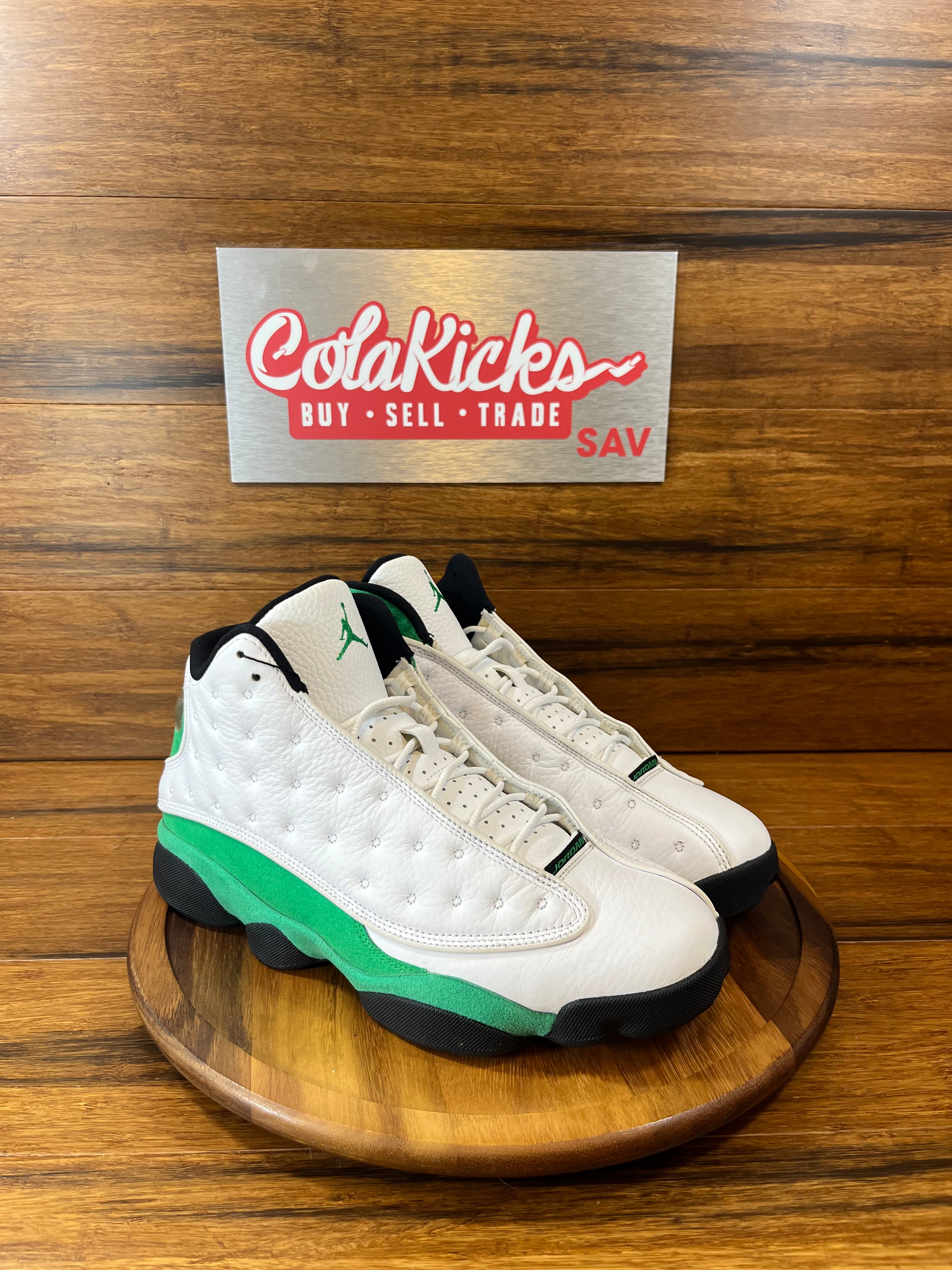 Jordan 13 Retro White Lucky Green
