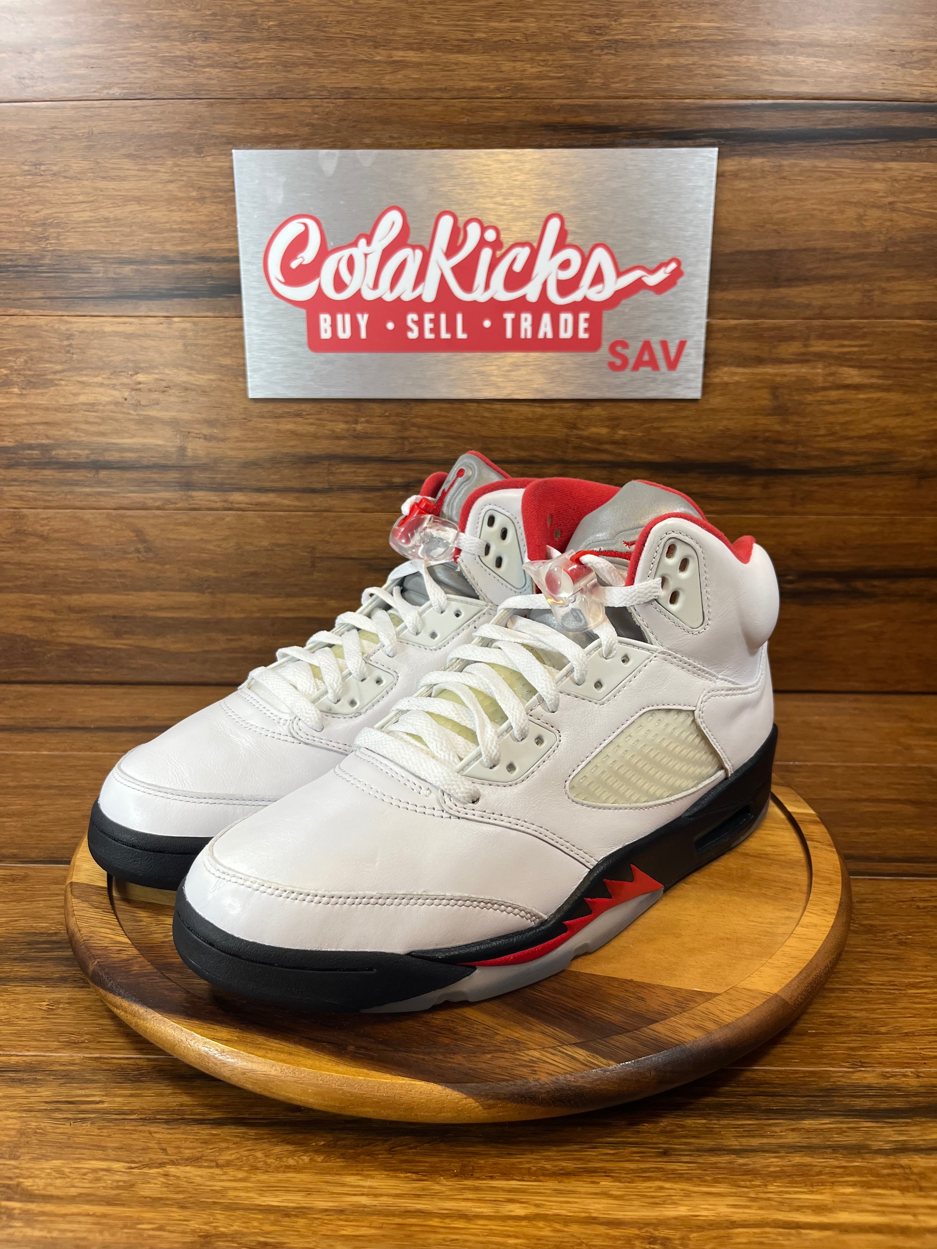 Jordan 5 Retro Fire Red Silver Tongue (2020)