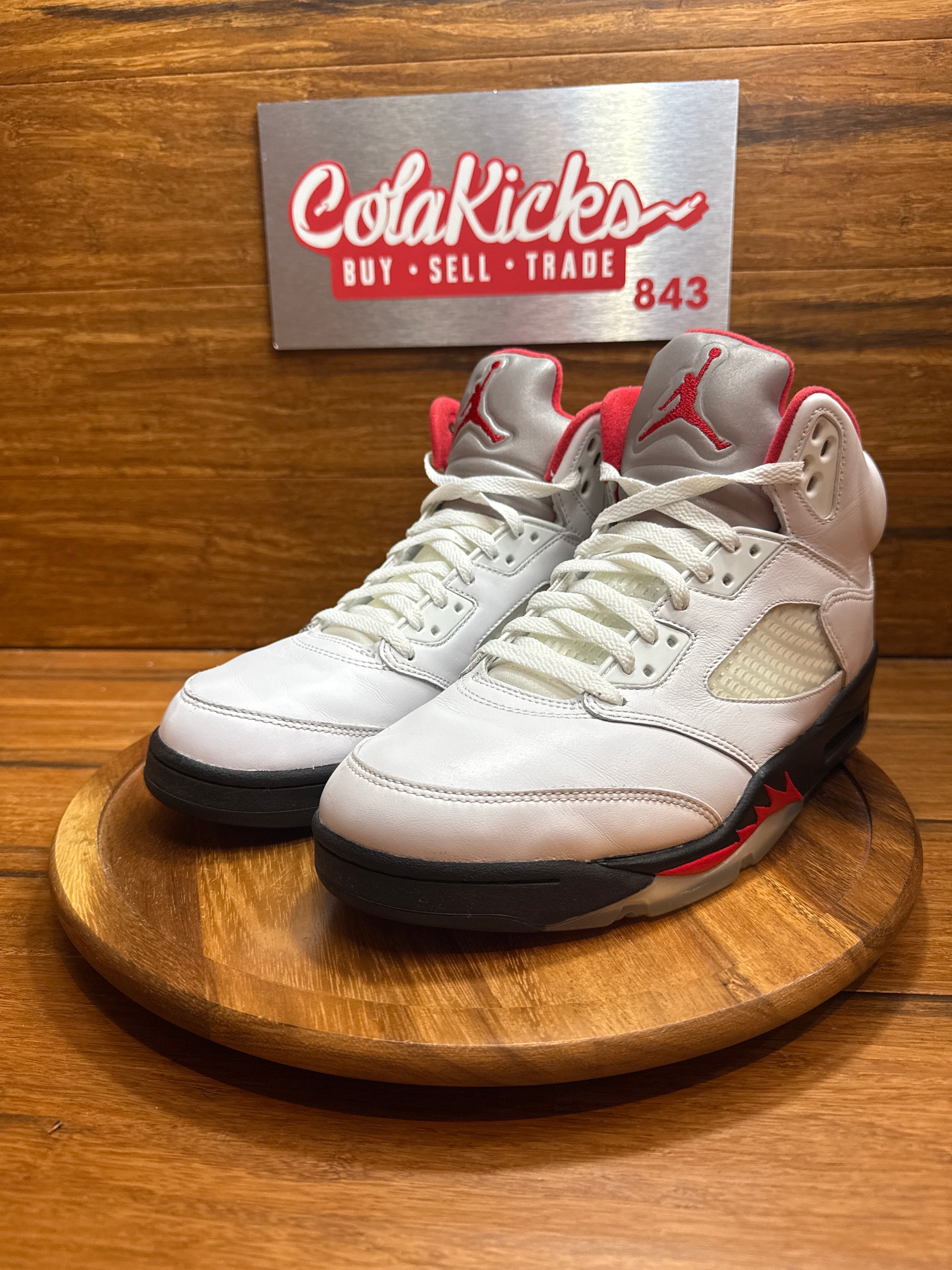 Jordan 5 Retro Fire Red Silver Tongue (2020)