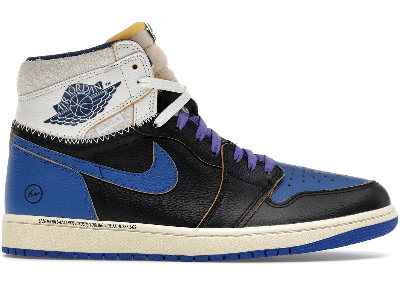 Jordan 1 Retro High OG SP Fragment x Union LA Sport Royal