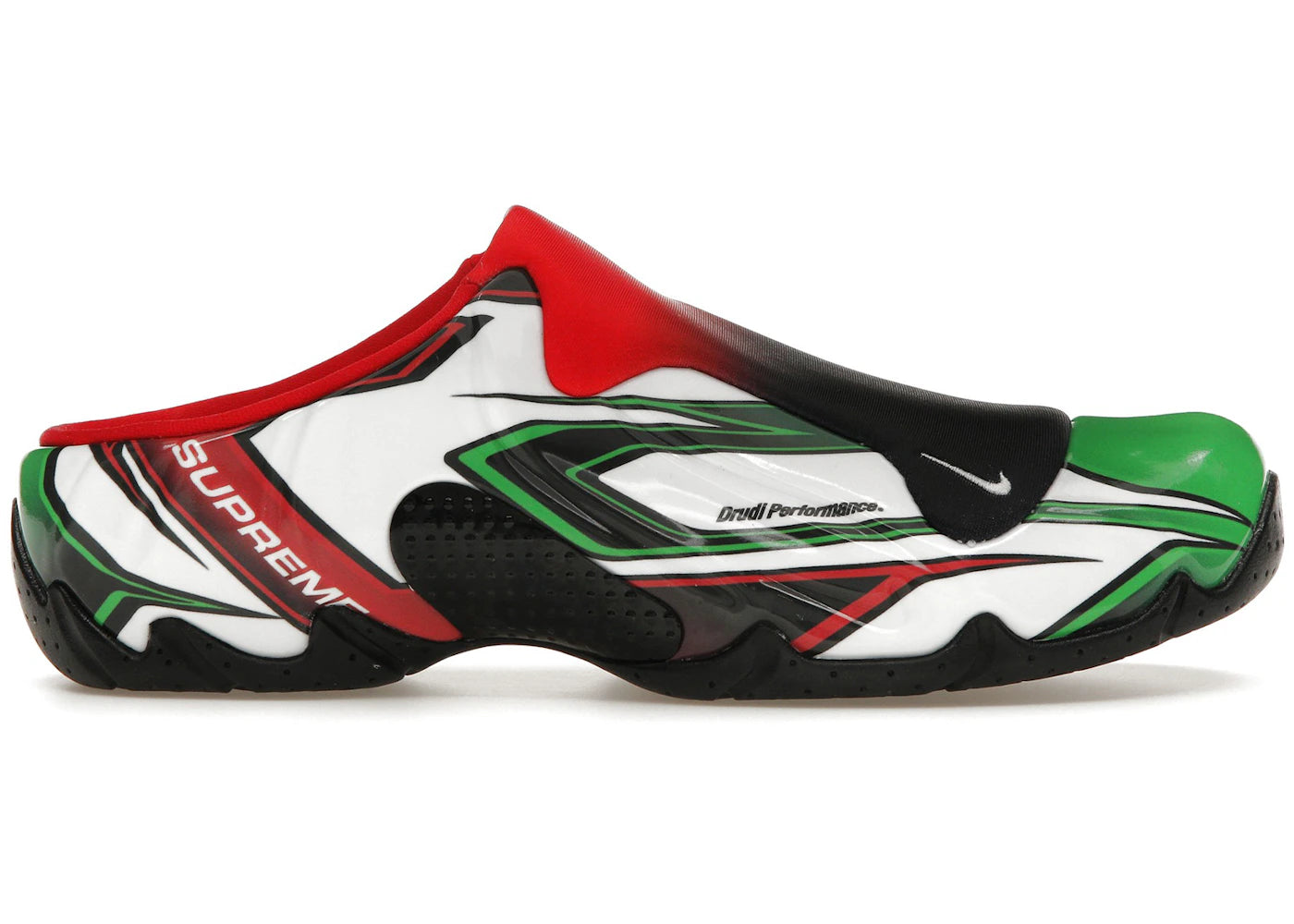 Nike Clogposite Supreme White Gym Red Green