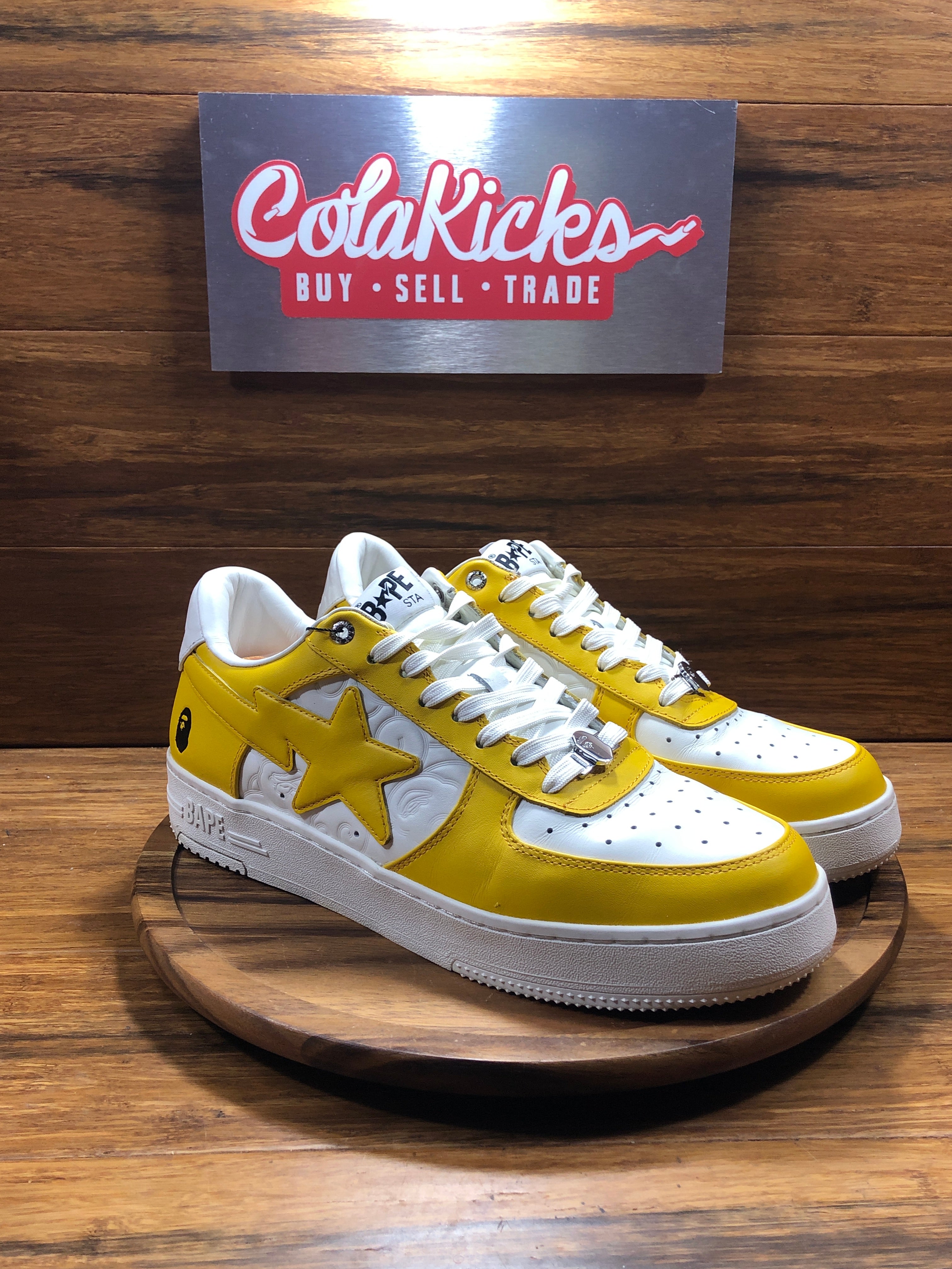 A Bathing Ape Bape Sta Low #3 White Orange Cloud Camo