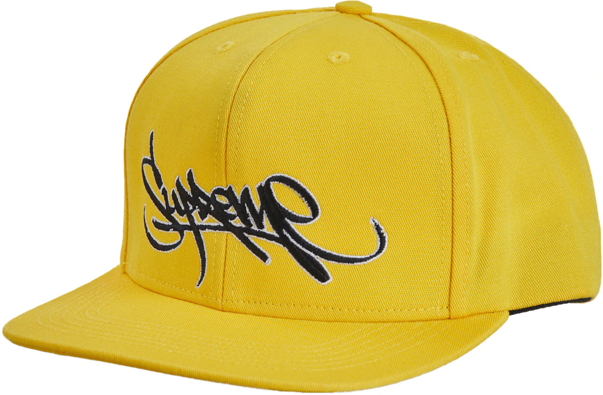Supreme Handstyle 6-Panel Yellow