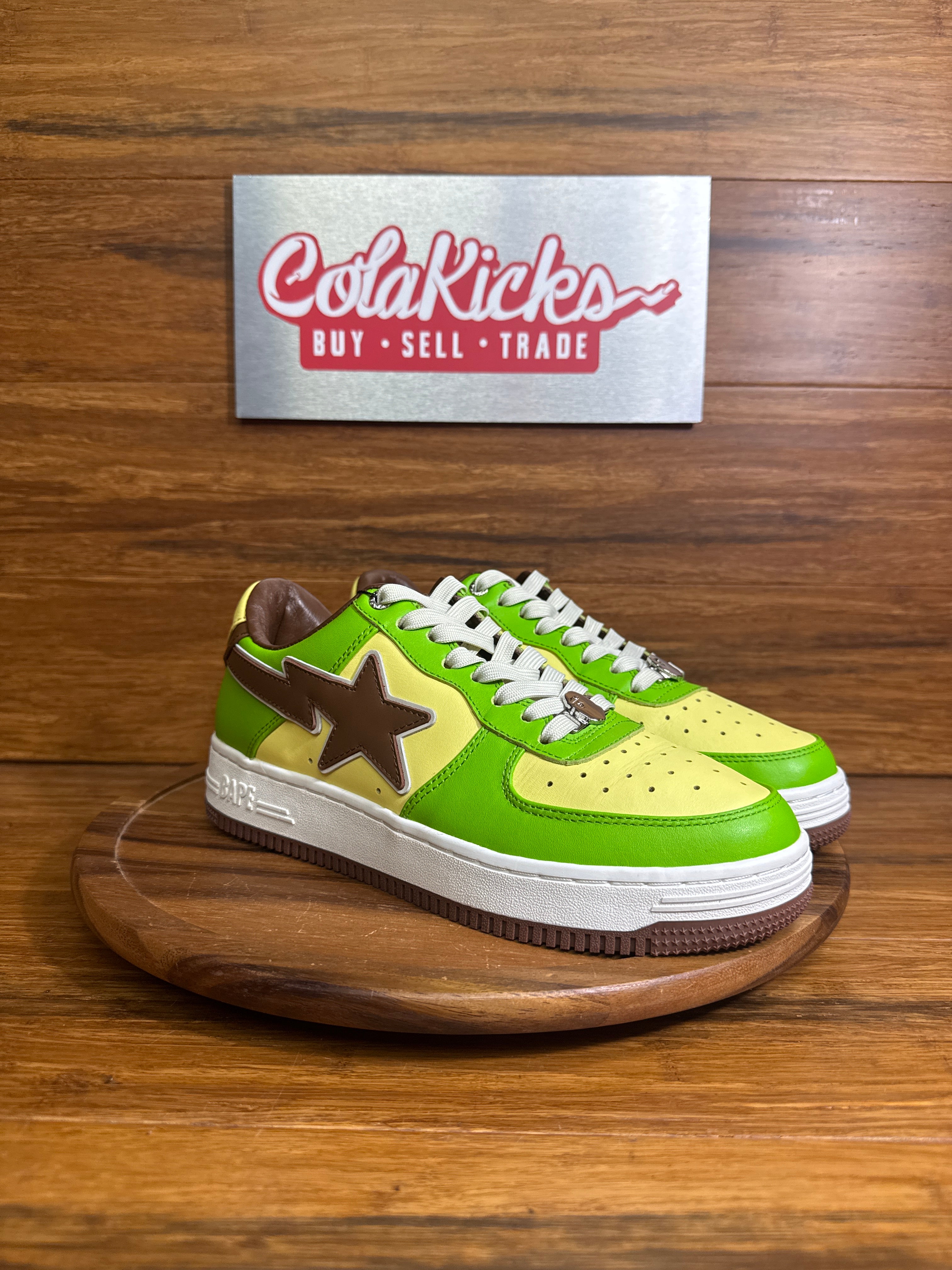 BAPE Bapesta 'Green Brown' SSENSE Exclusive