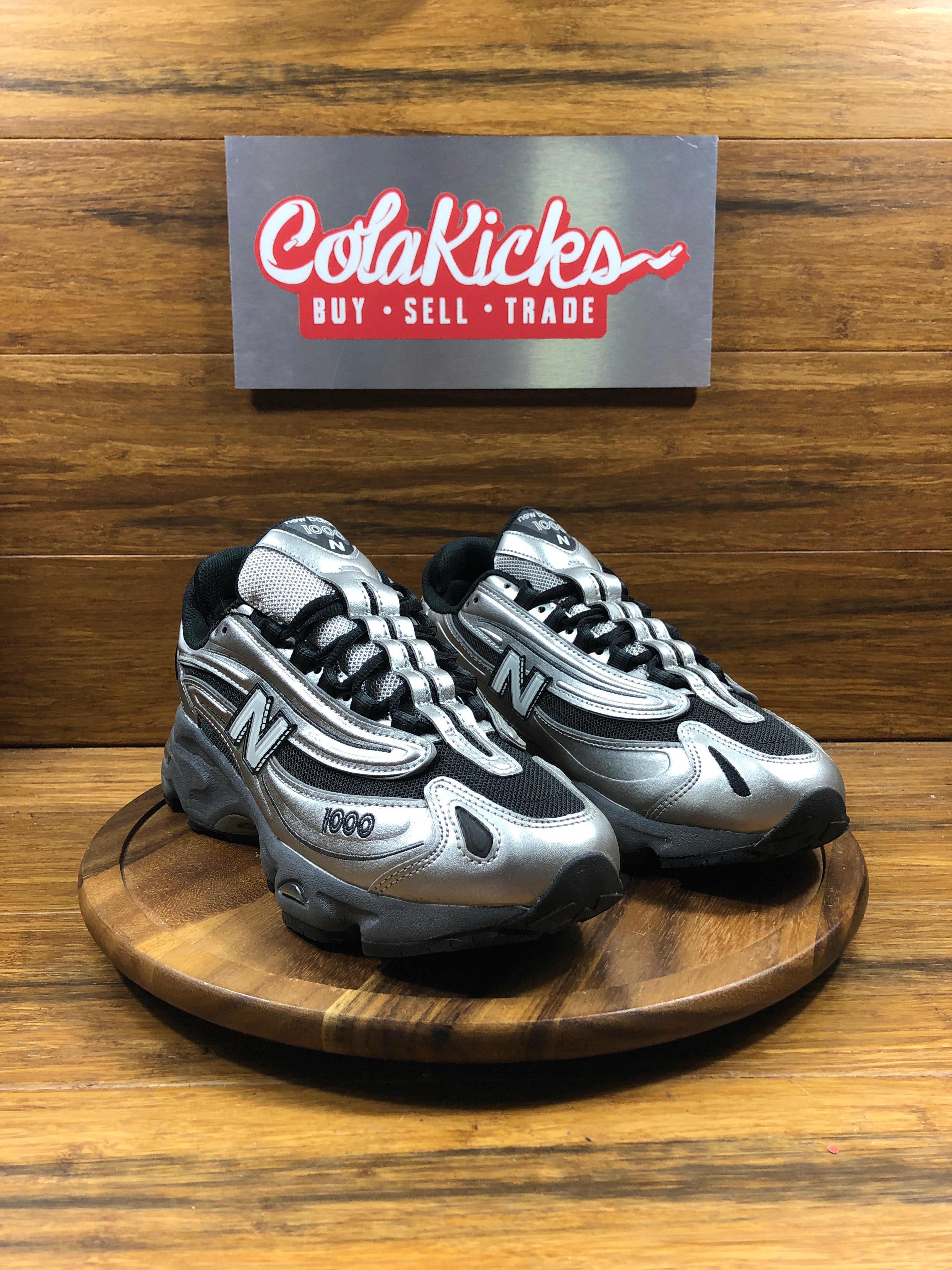 New Balance 1000 Black Silver Metallic