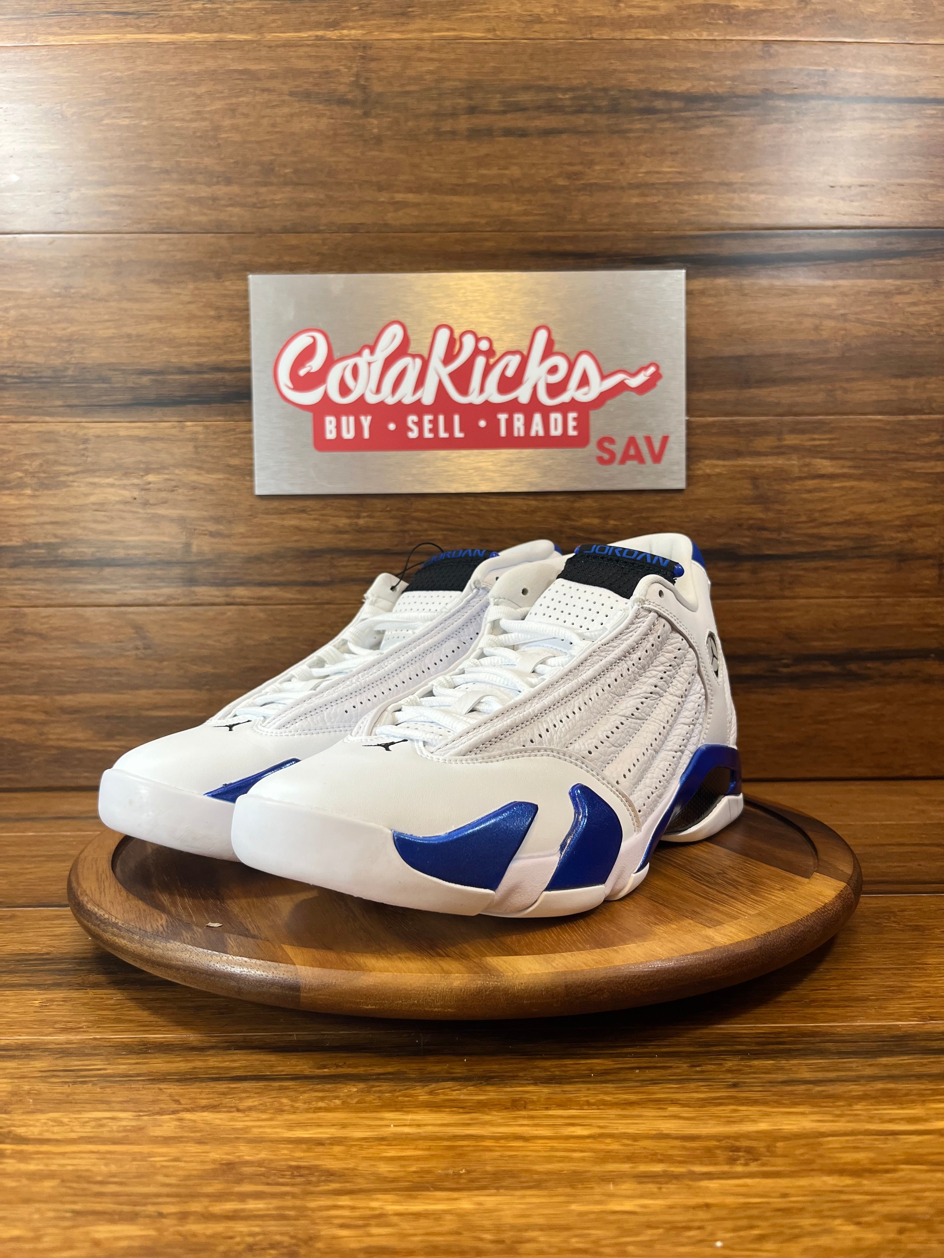 Jordan 14 Retro White Hyper Royal