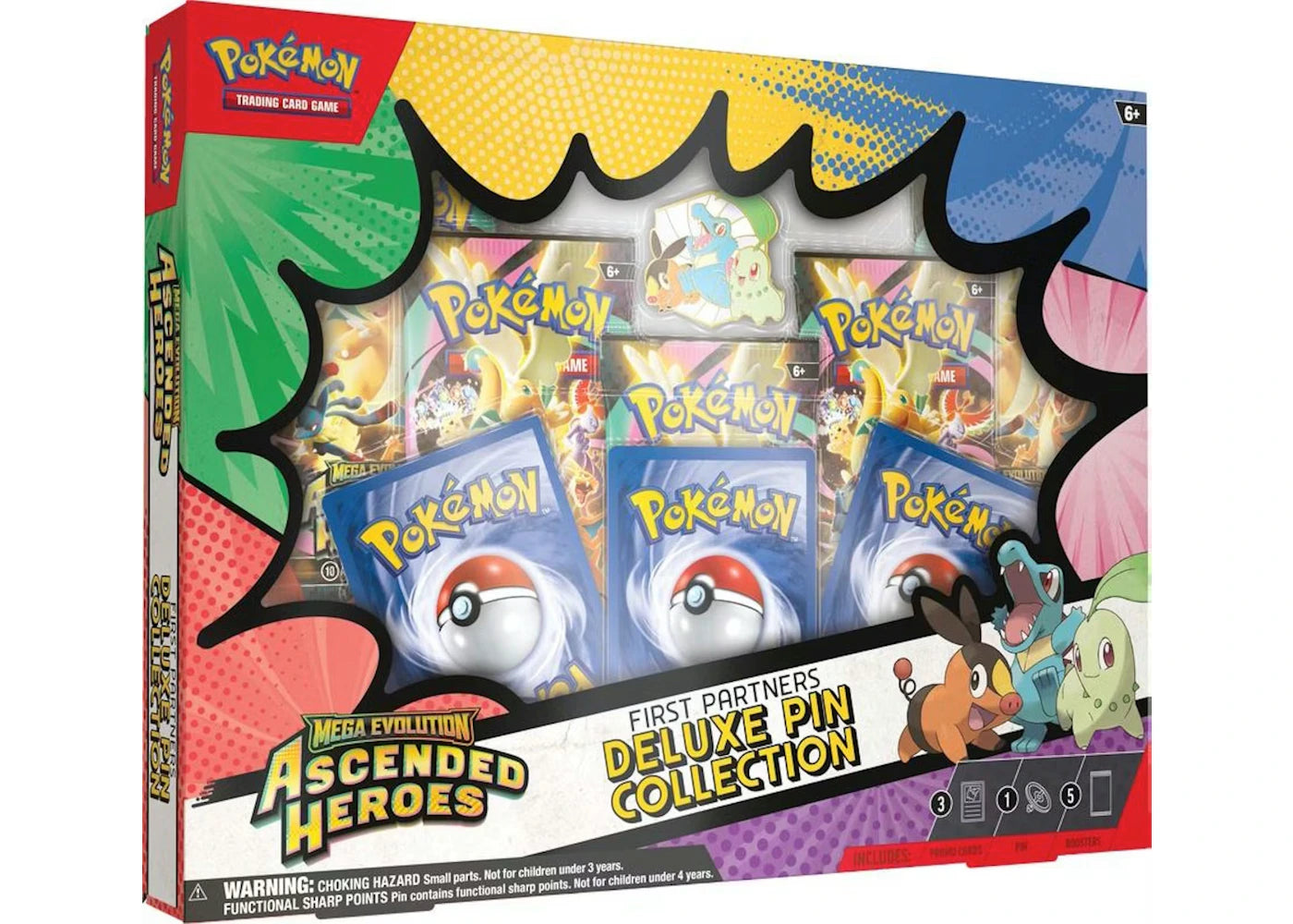 2026 Pokemon Mega Evolution Ascended Heroes Deluxe Pin Collection Box Wax Set