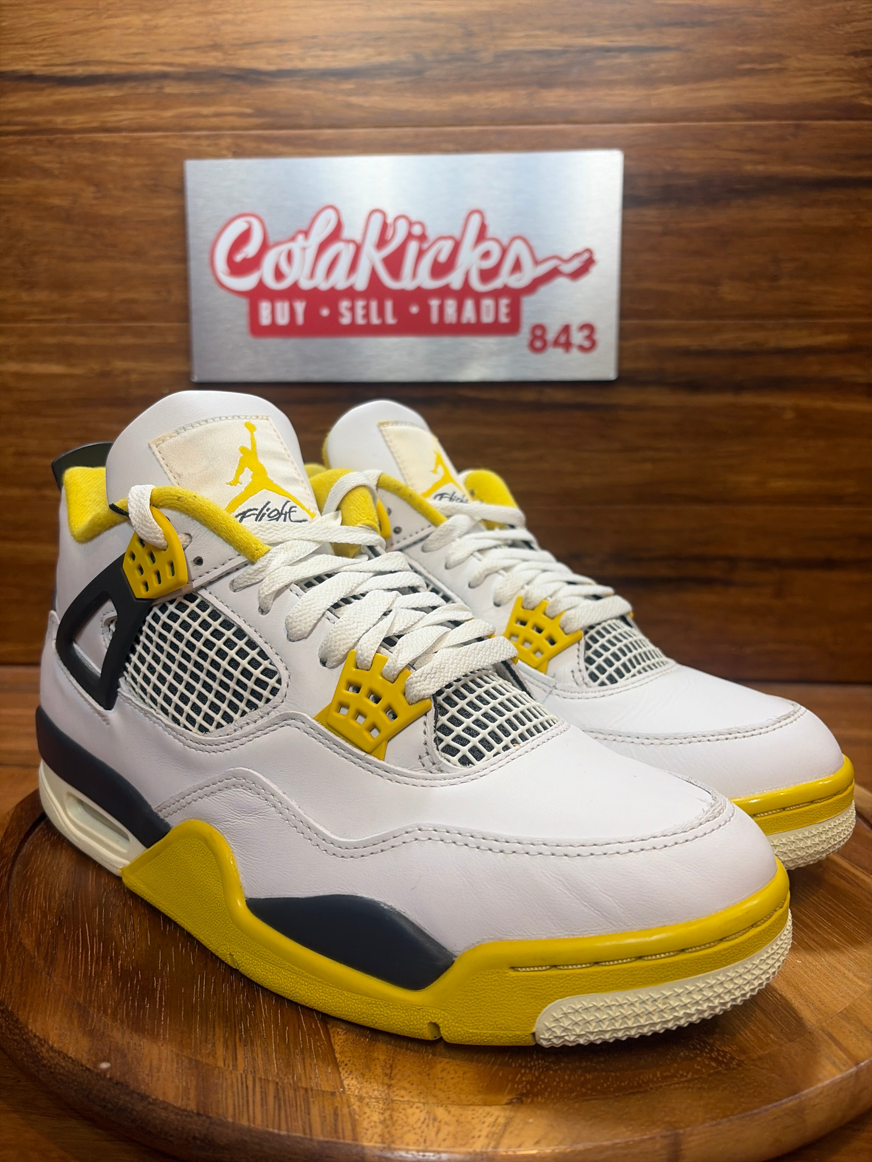 Jordan 4 Retro Vivid Sulfur (Women's)
