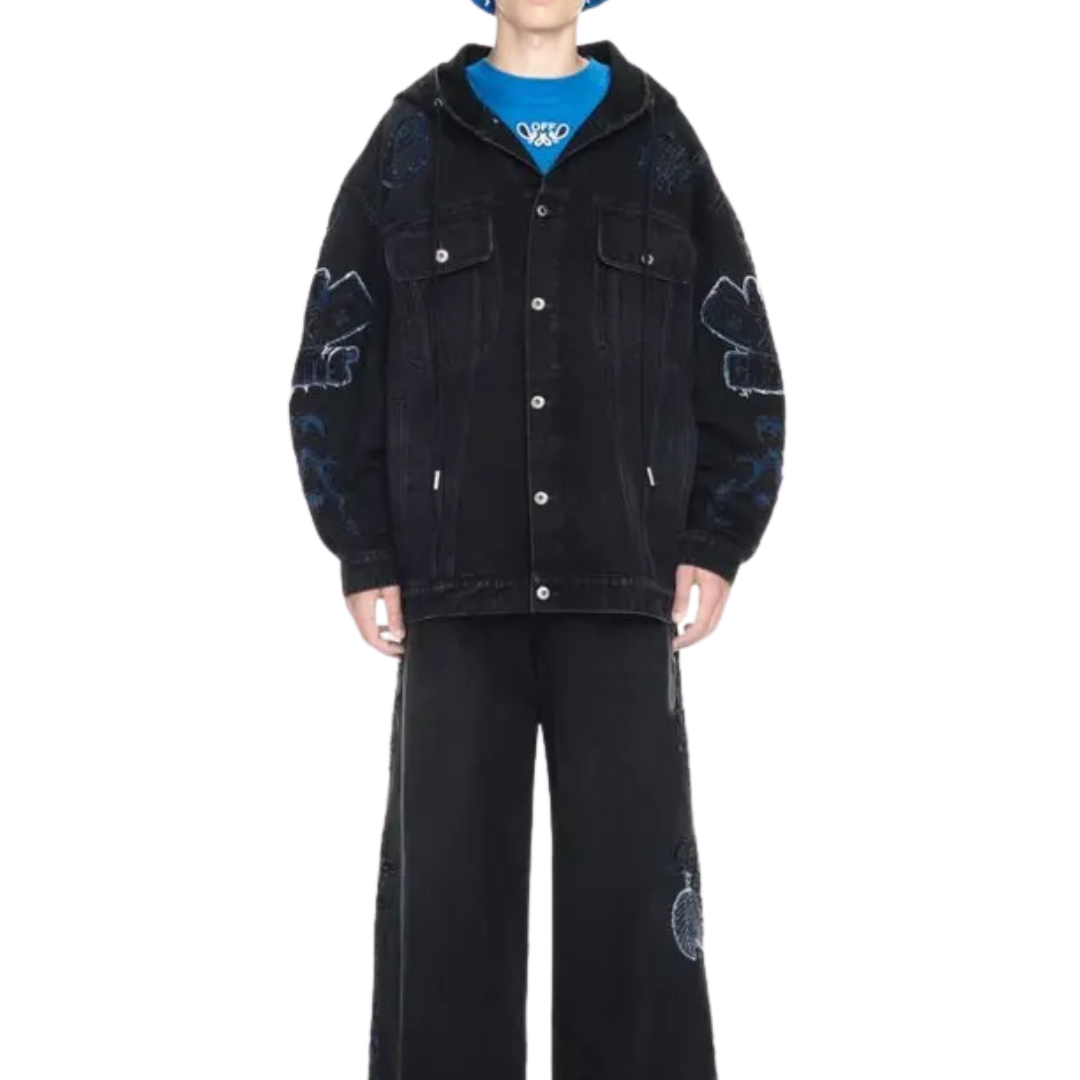 OFF-WHITE Nature Lovers Denim Jacket - RARE