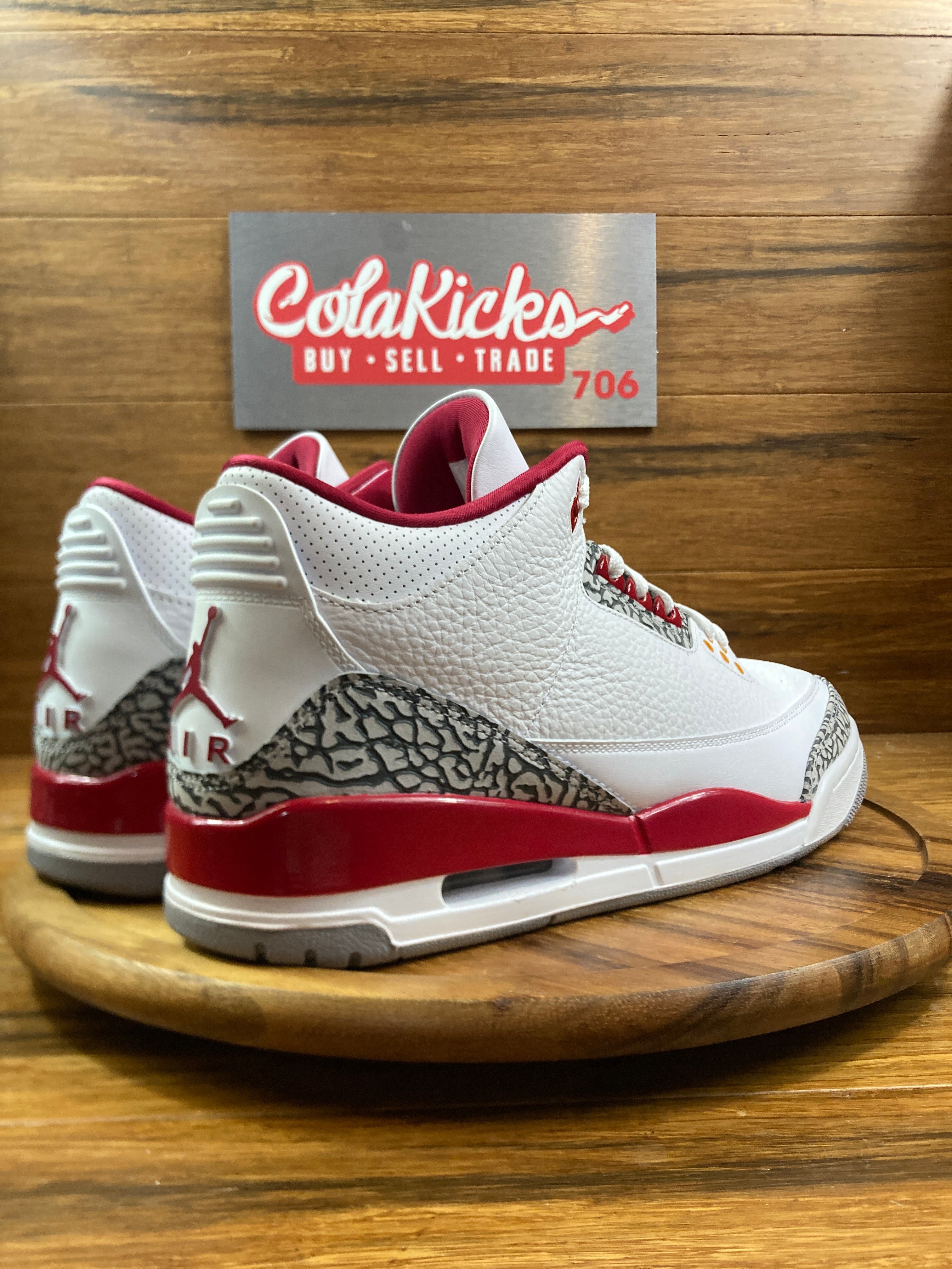 Jordan 3 Retro Cardinal Red