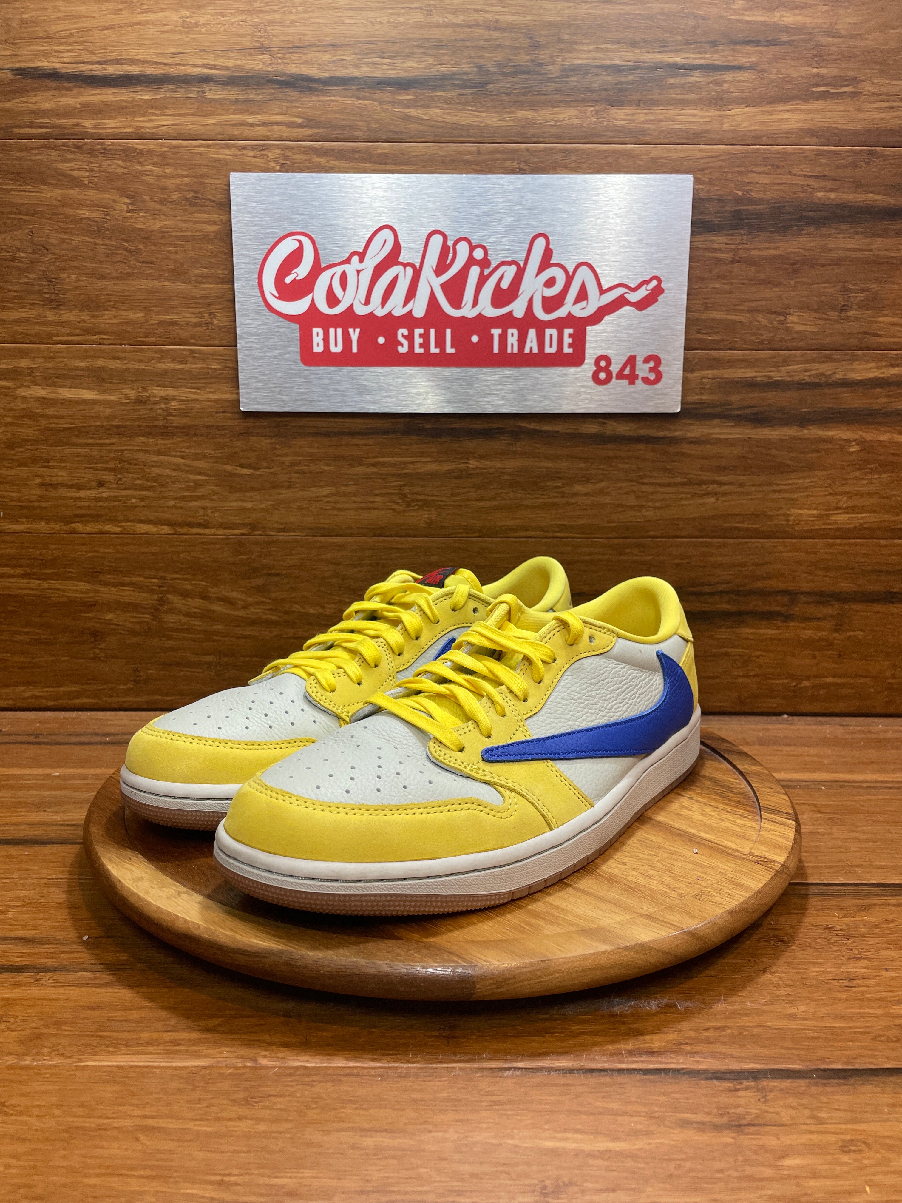 Jordan 1 Retro Low OG SP Travis Scott Canary (Women's)