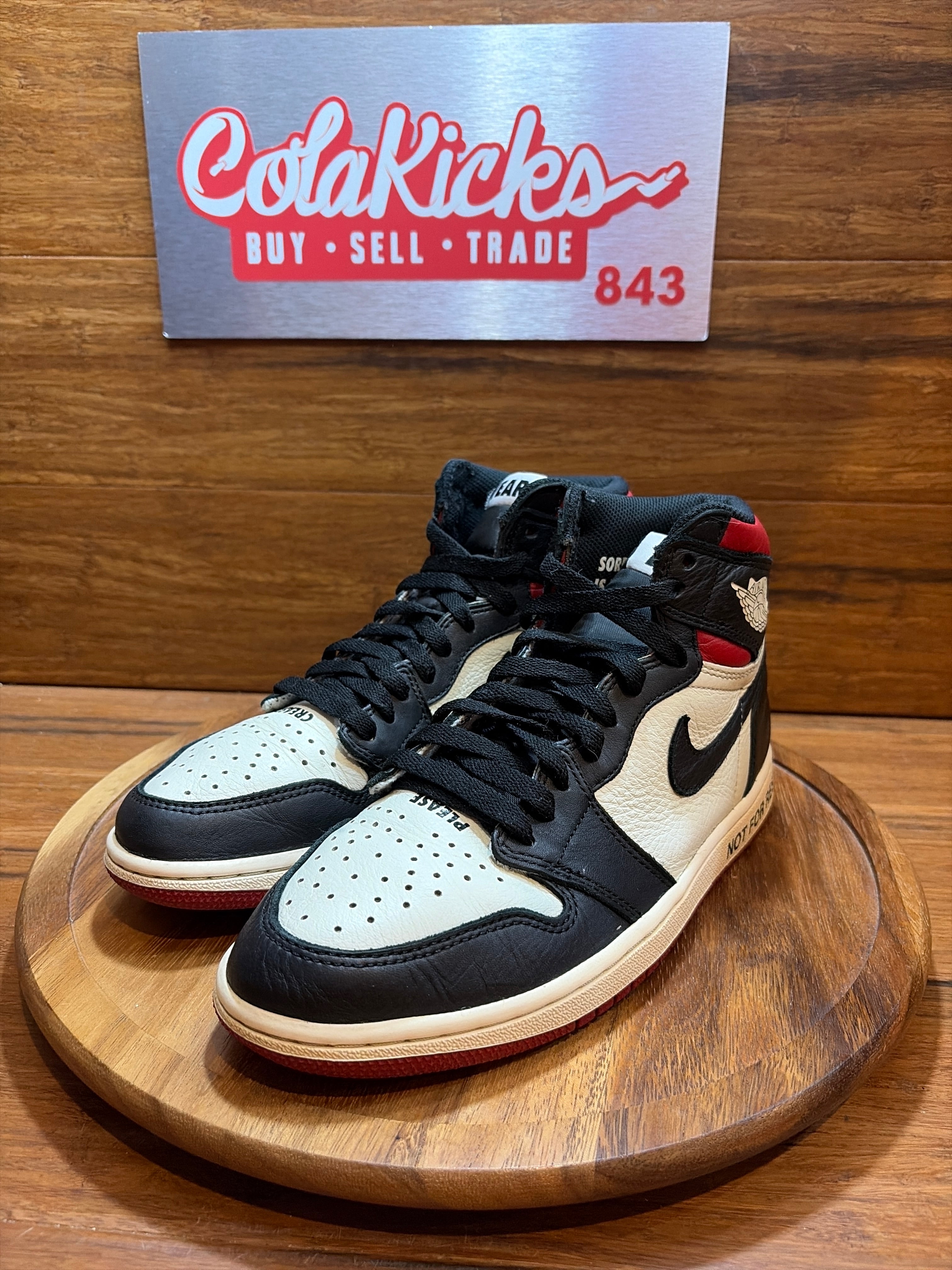 Jordan 1 Retro High Not for Resale Varsity Red