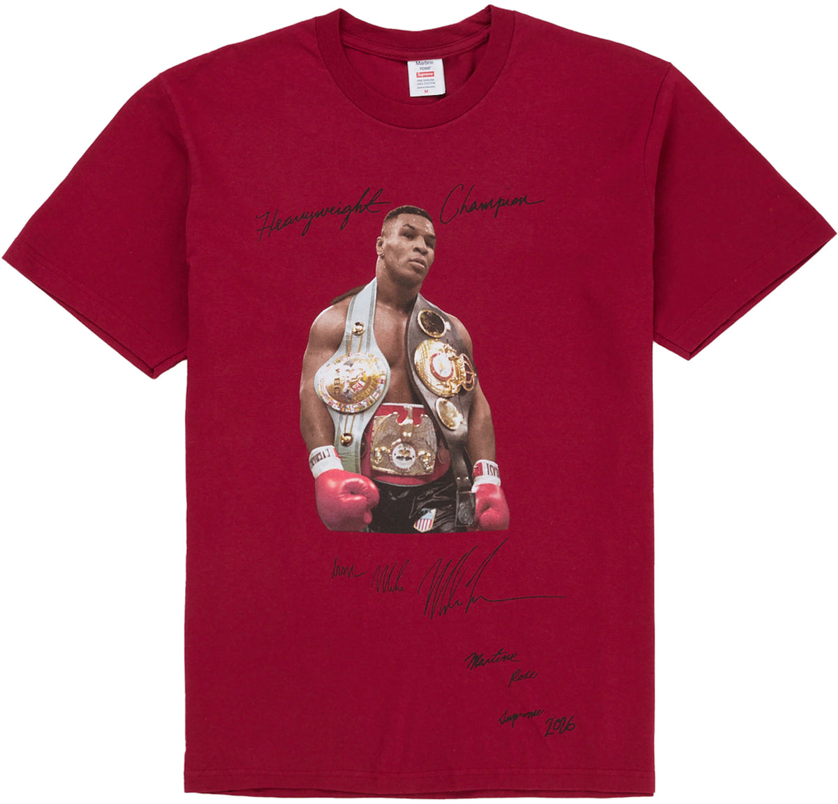 Supreme Martine Rose Champion Tee Cardinal