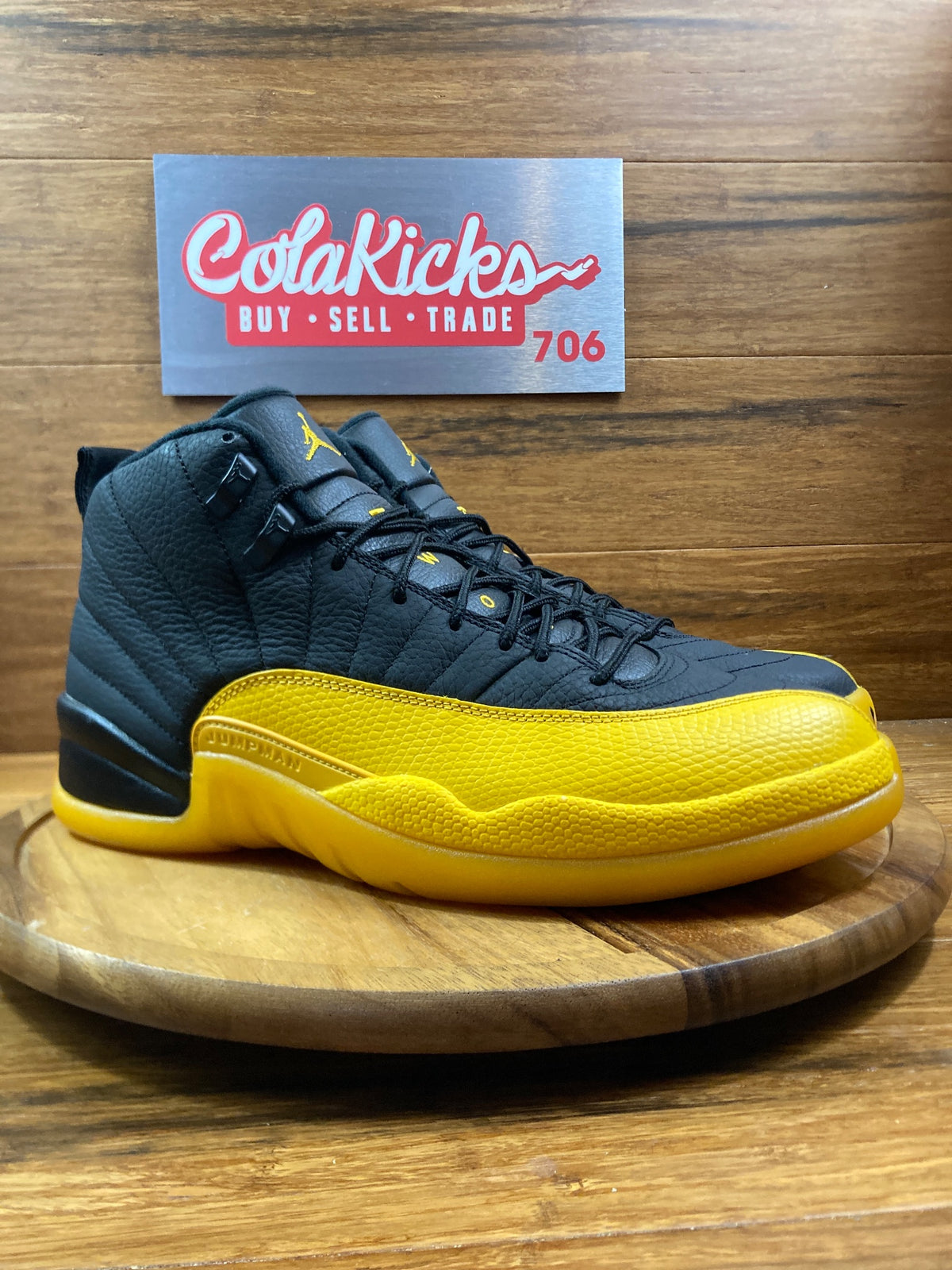 Jordan 12 Retro Black University Gold