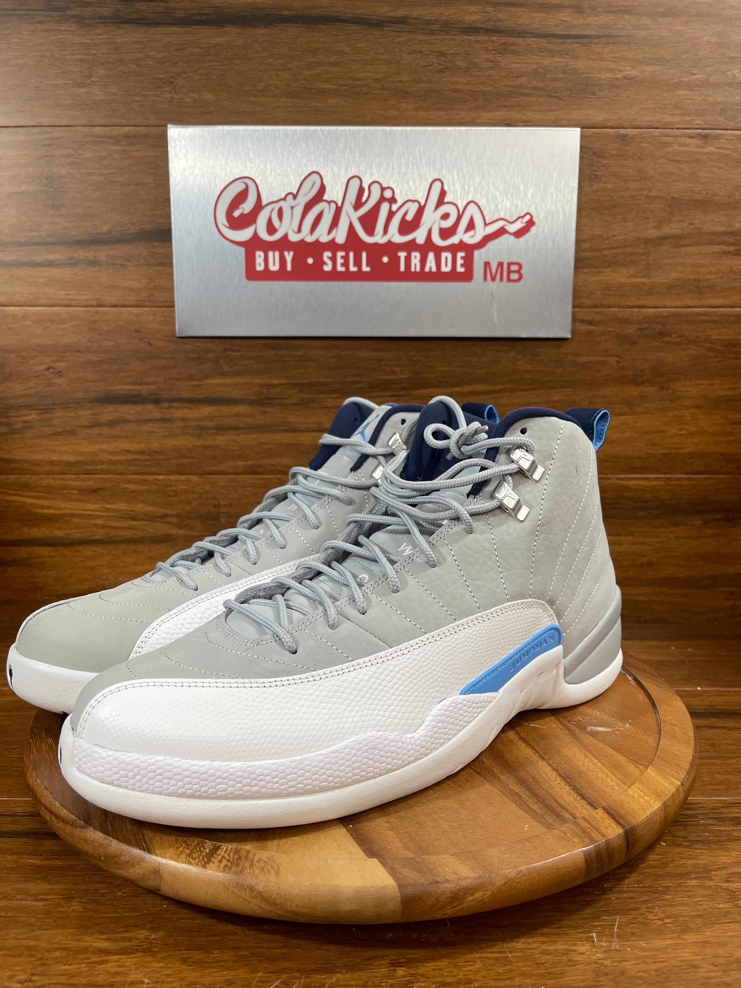 Jordan 12 Retro Grey University Blue