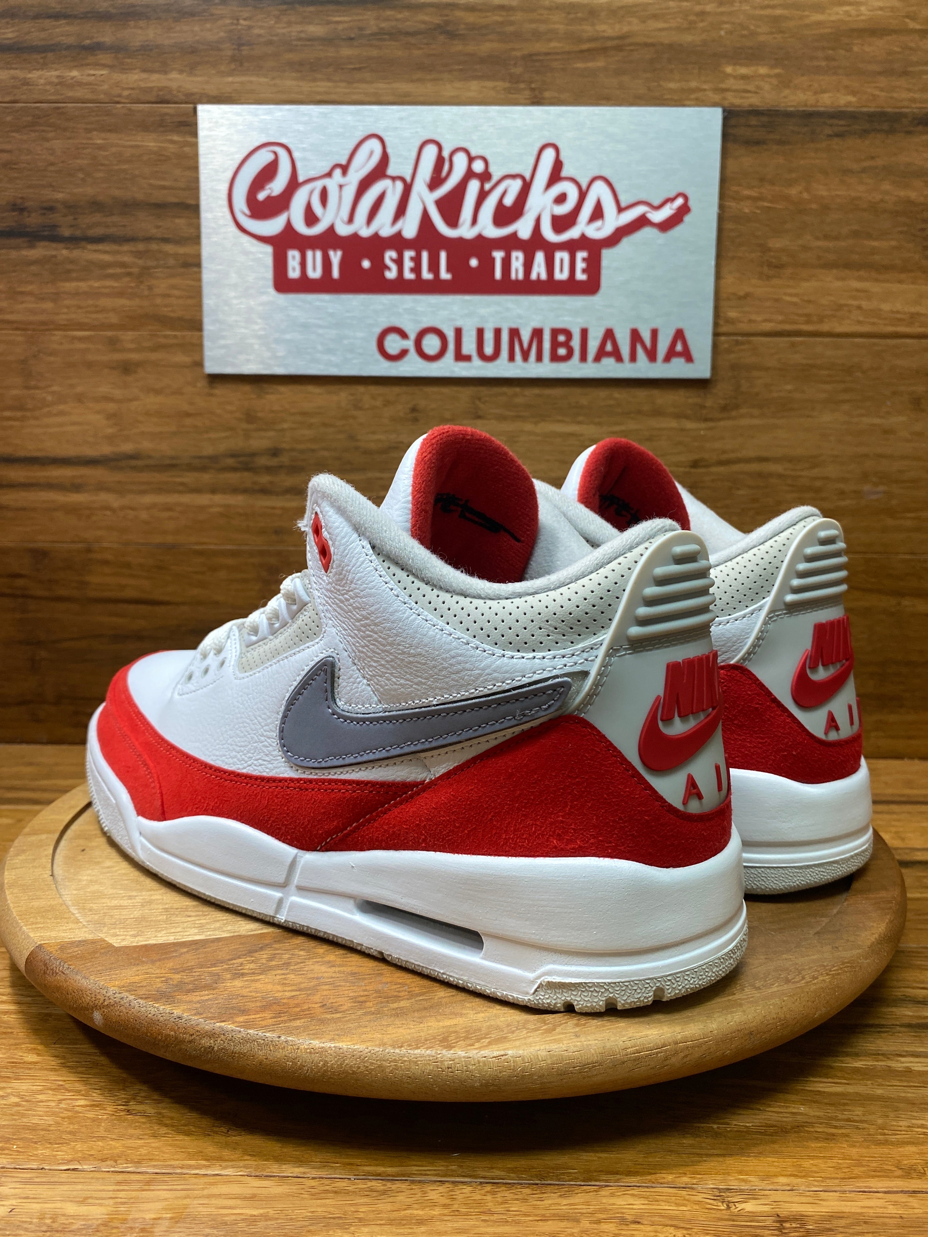 Jordan 3 Retro Tinker White University Red