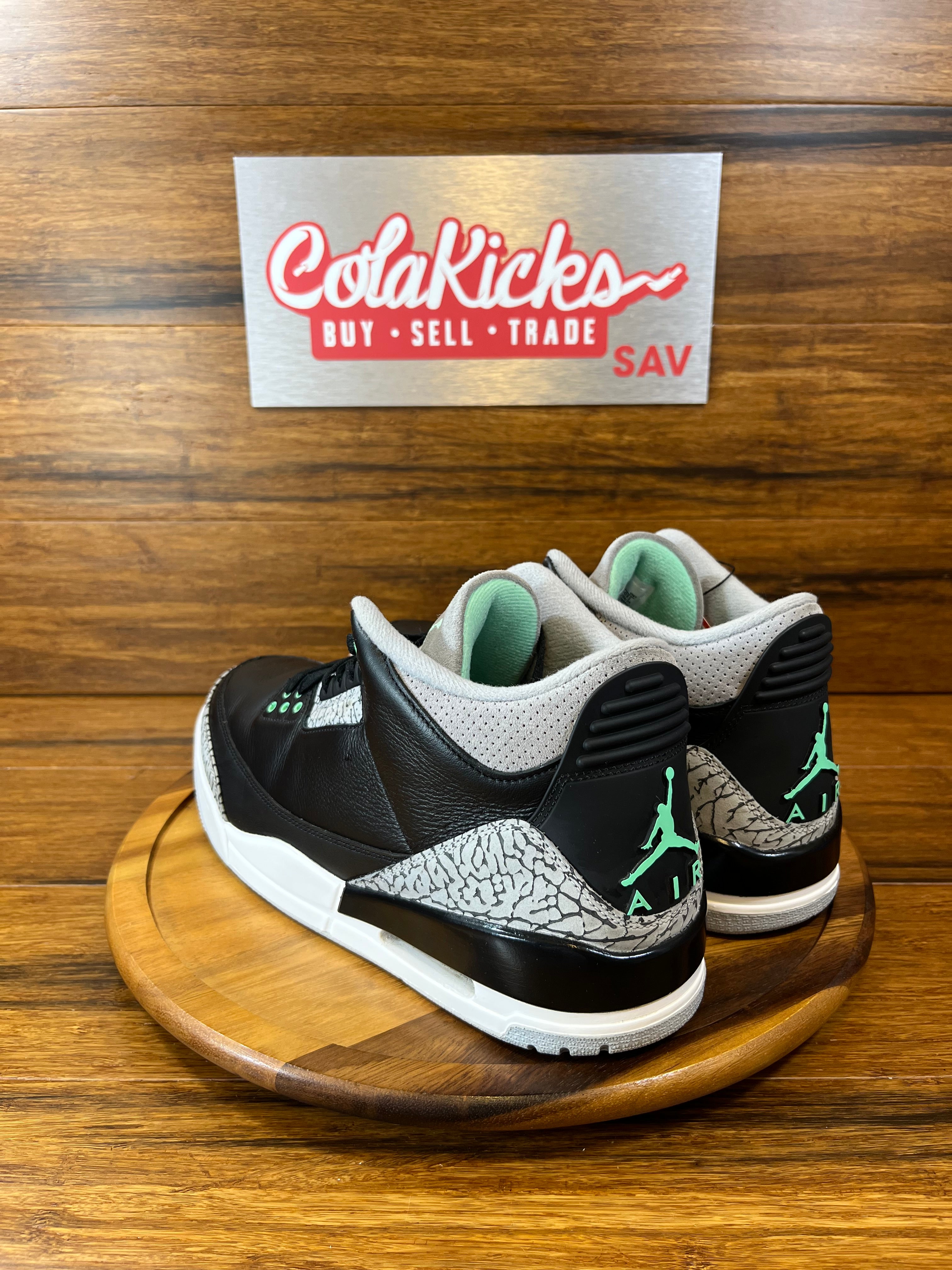 Jordan 3 Retro Green Glow