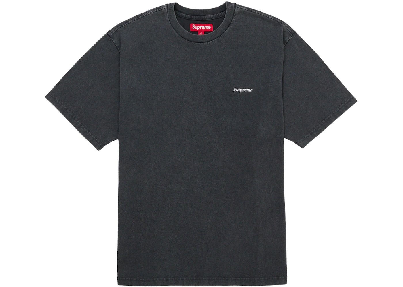 Supreme Washed S/S Top (SS26) Black