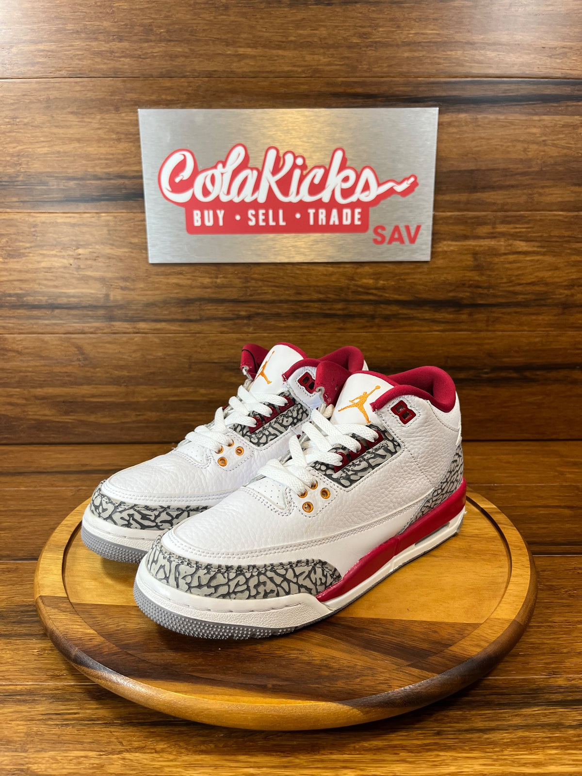Jordan 3 Retro Cardinal (GS)