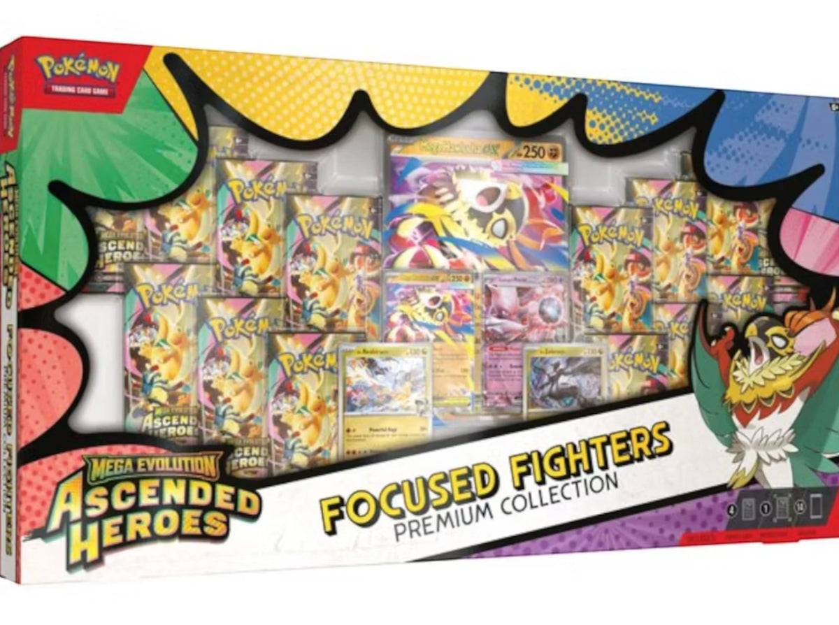 2026 Pokémon Mega Evolution Ascended Heroes Focused Fighters Premium Collection (Sam's Club Exclusive) Wax Set