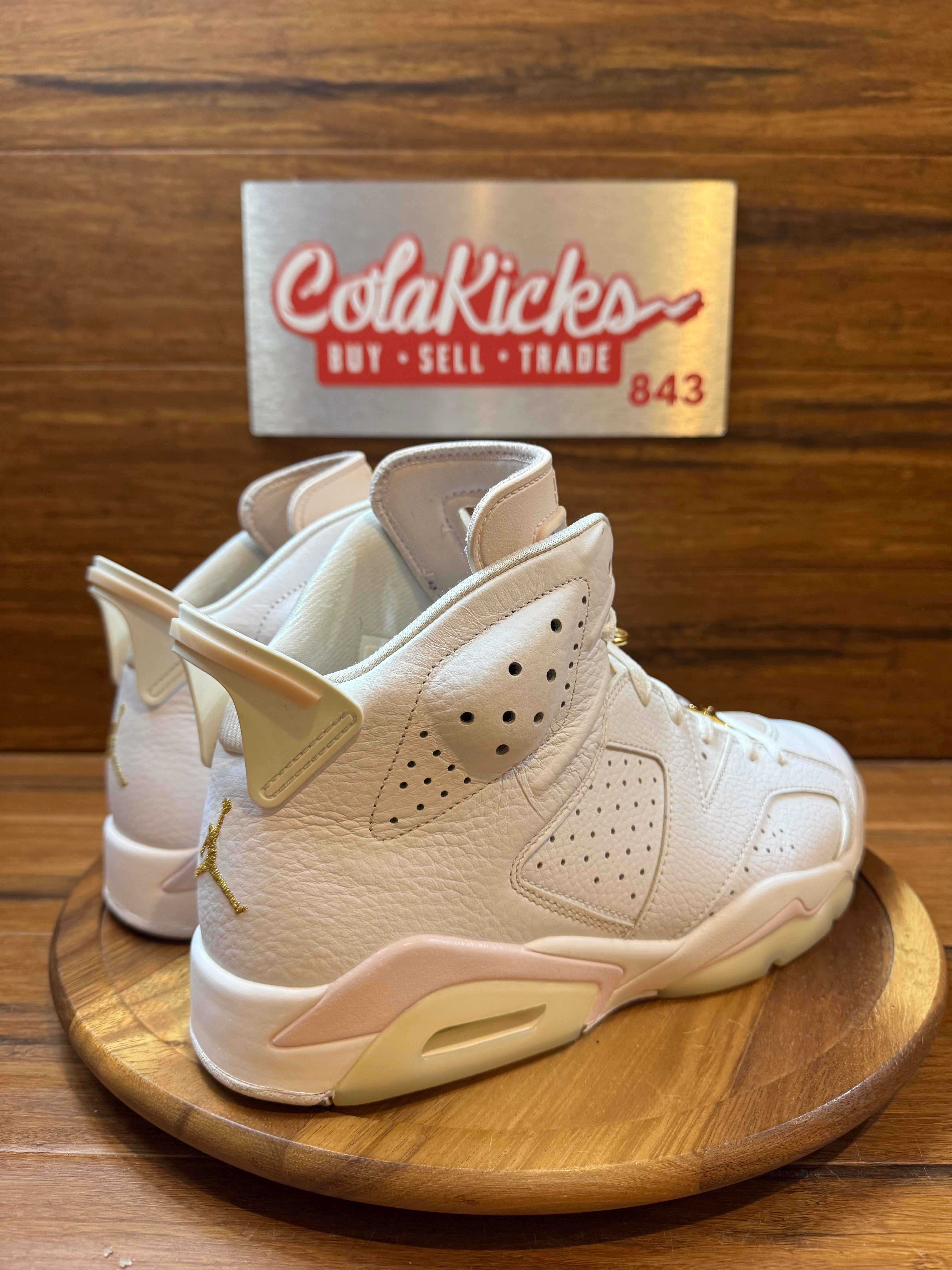 Jordan 6 Retro Gold Hoops (Women's)
