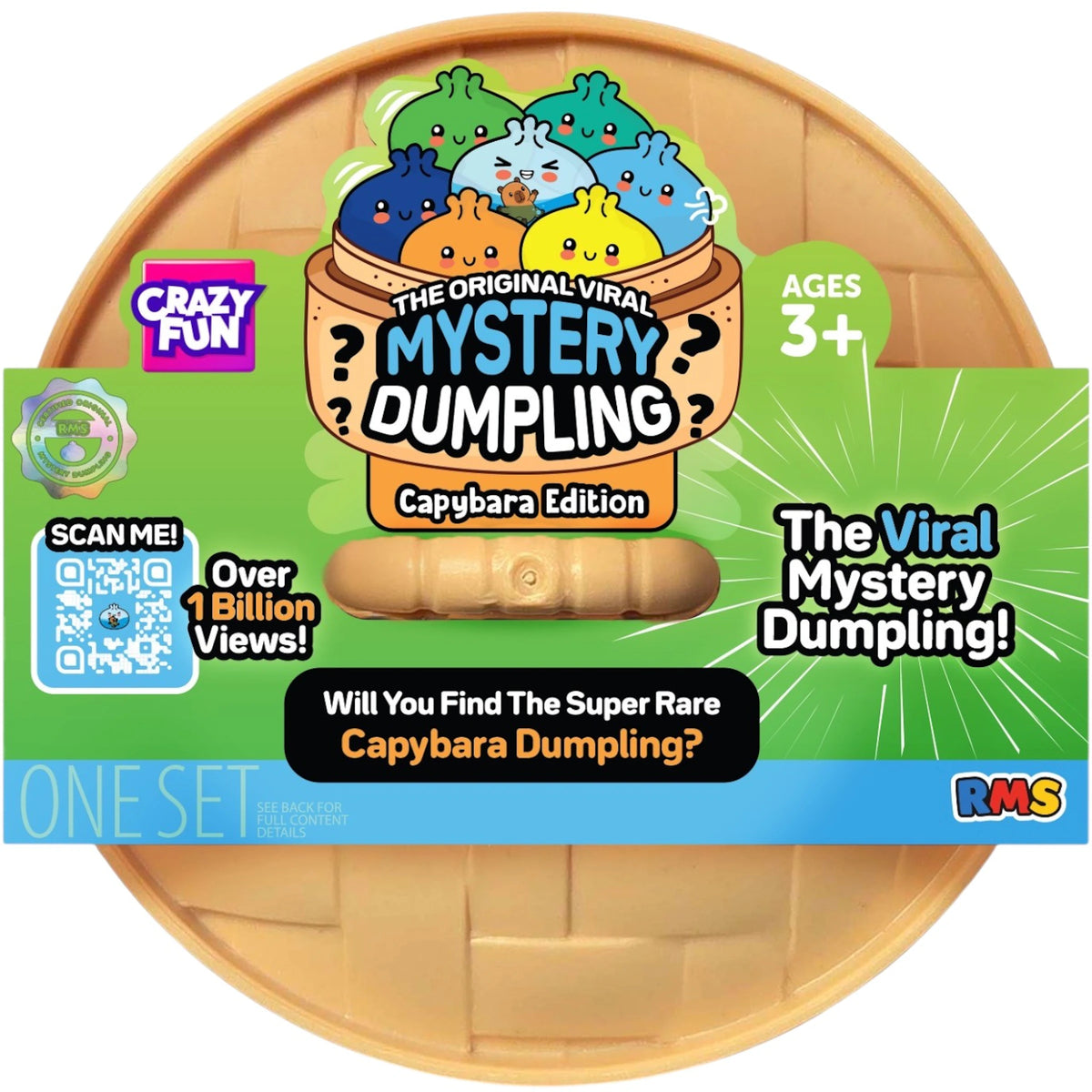 Squishy Bun The Original Mystery Squishy Dumpling (Capybara Dumpling Edition) Blind Box