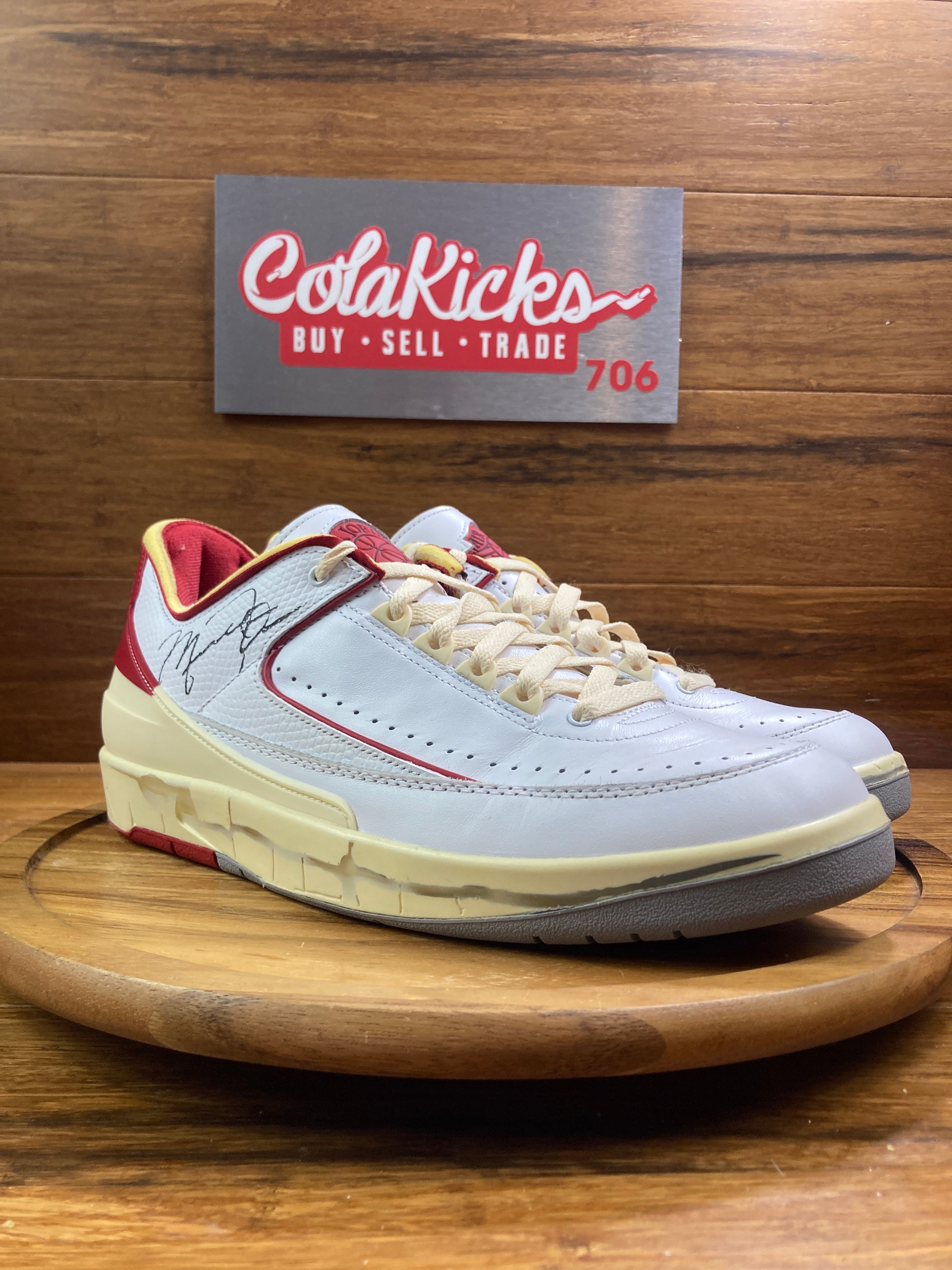 Jordan 2 Retro Low SP Off-White White Red