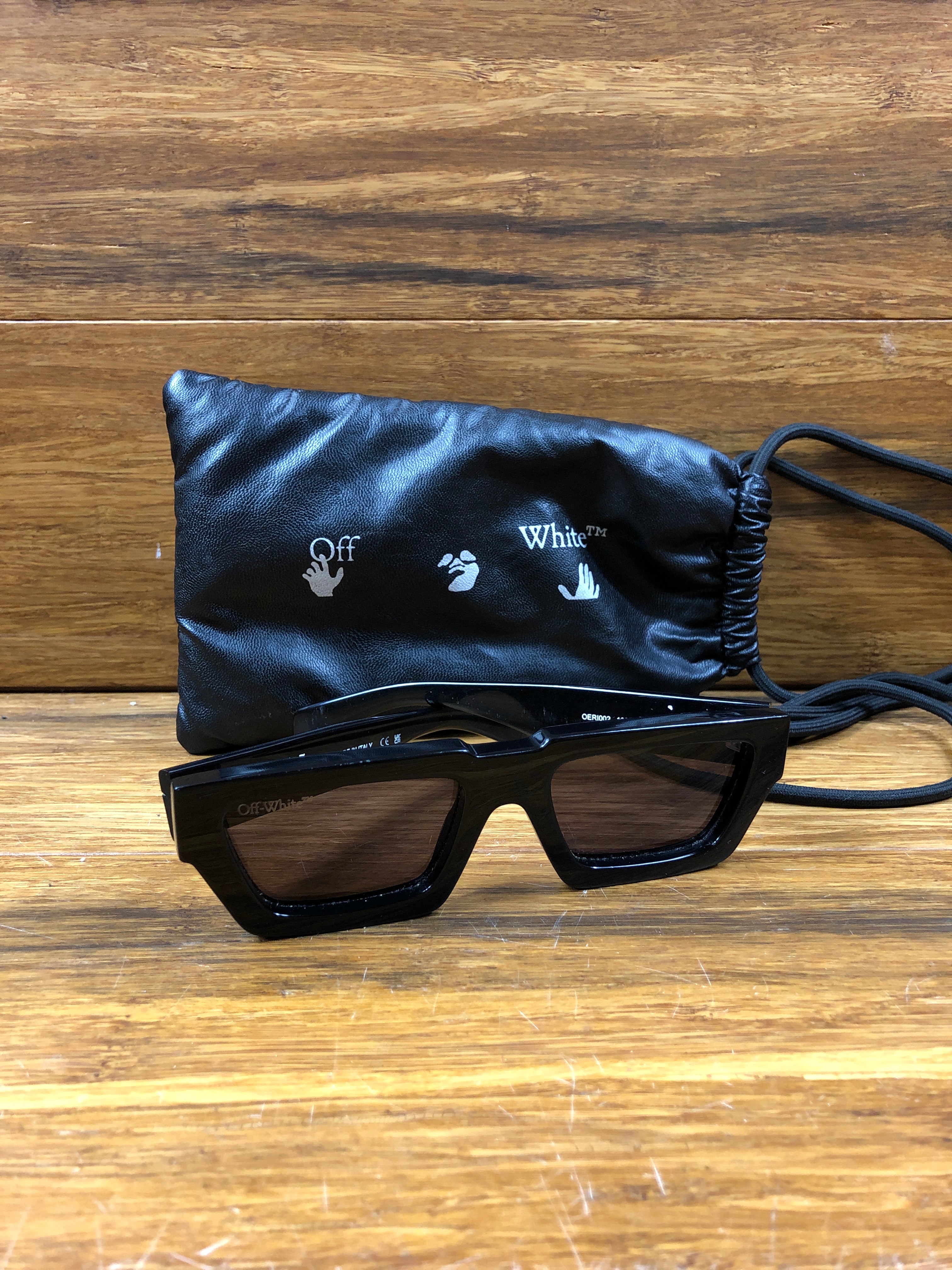 OFF-WHITE Virgil Sunglasses Black/Dark Grey