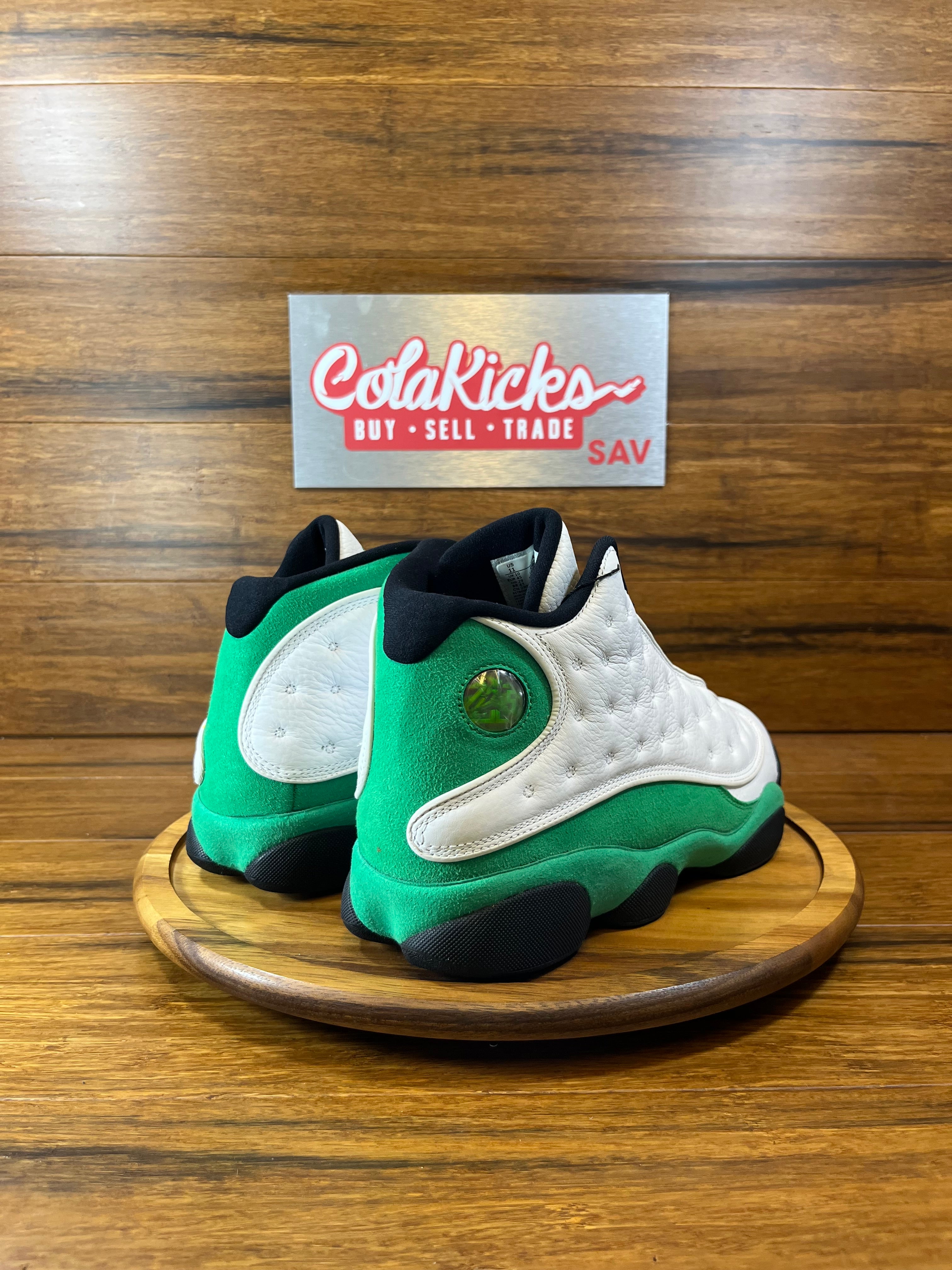 Jordan 13 Retro White Lucky Green