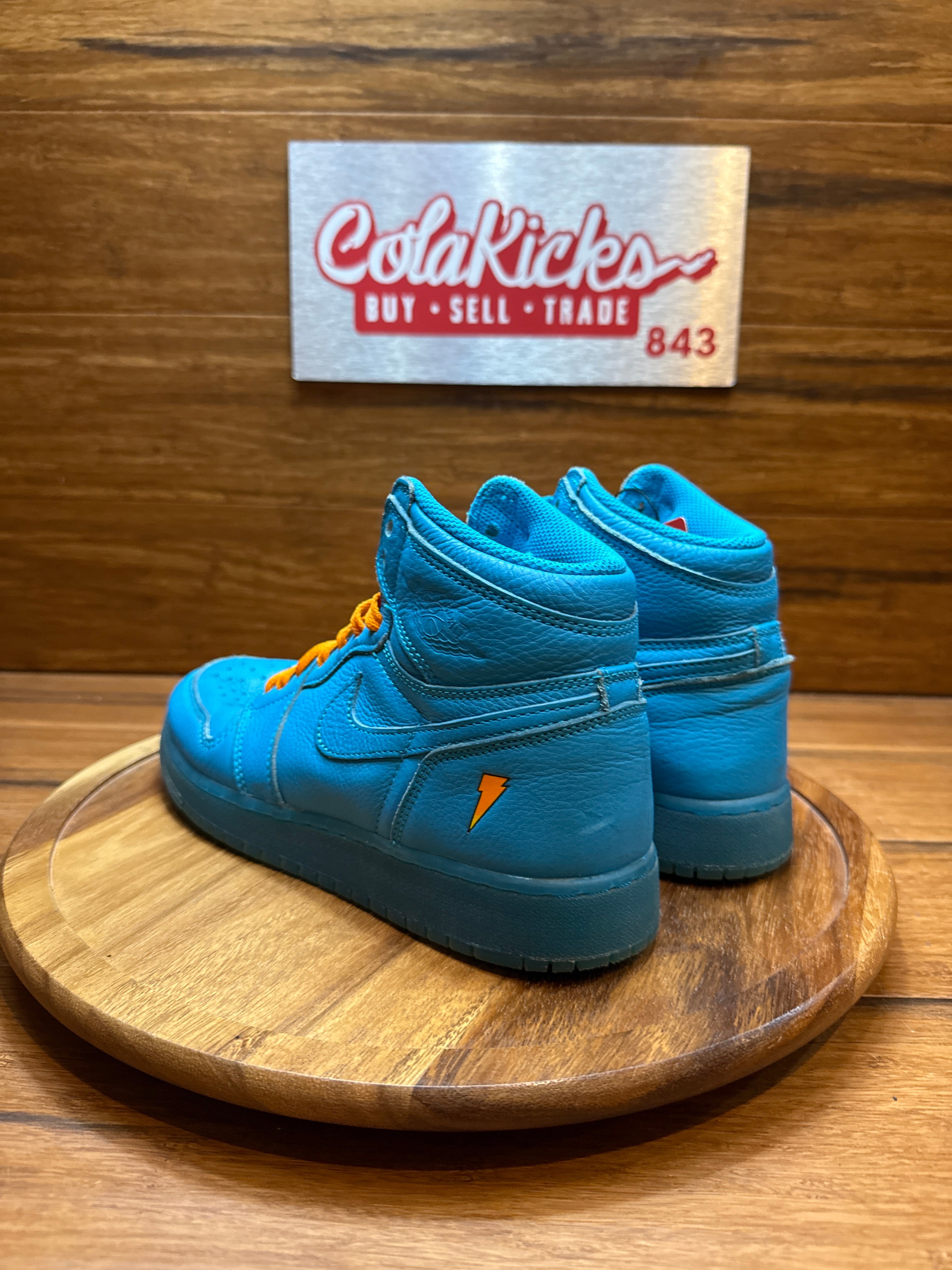 Jordan 1 Retro High Gatorade Blue Lagoon (GS)