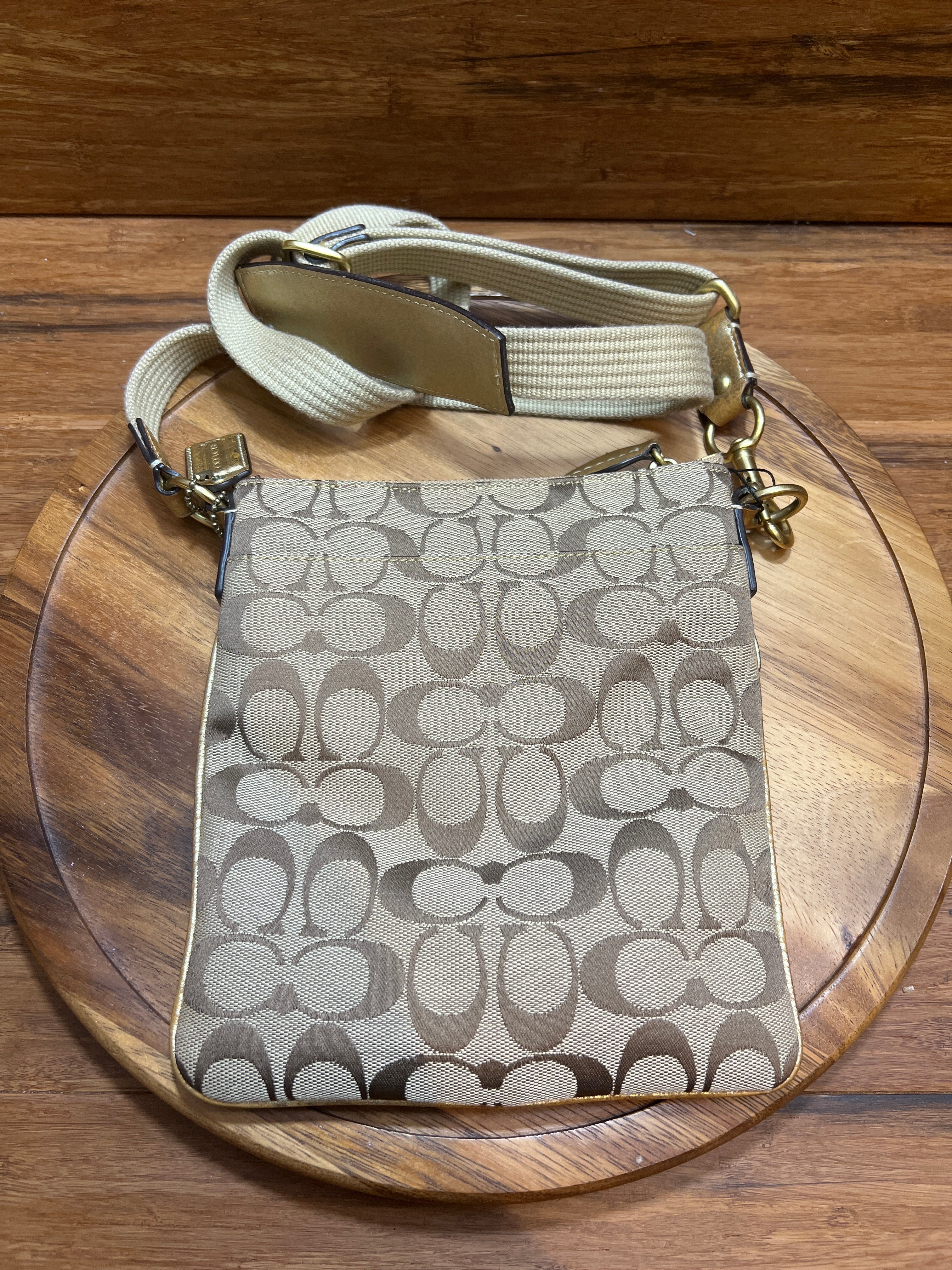Coach Vintage Canvas Cross Body Brown