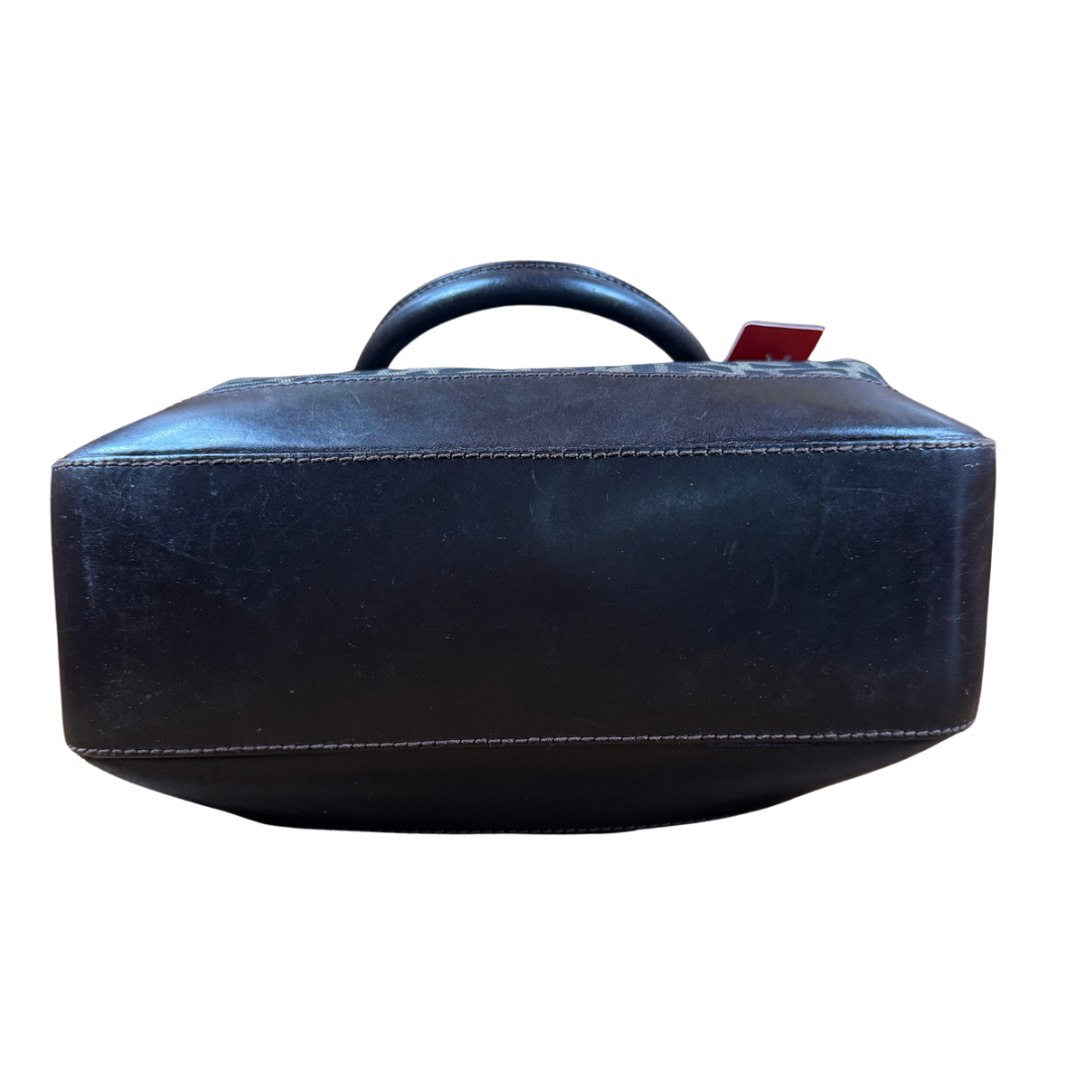 Fendi FF Canvas Leather Tote