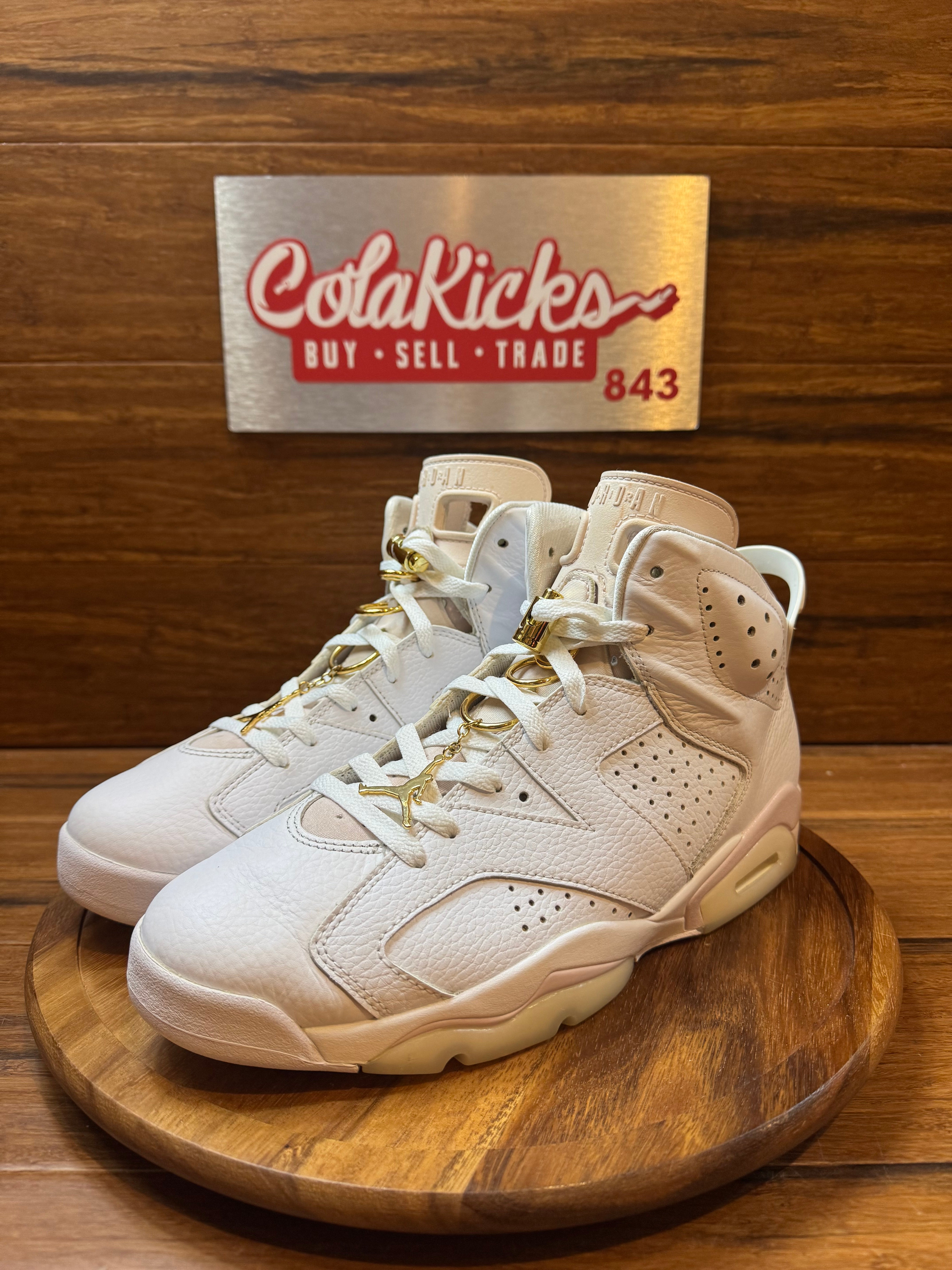 Jordan 6 Retro Gold Hoops (Women's)