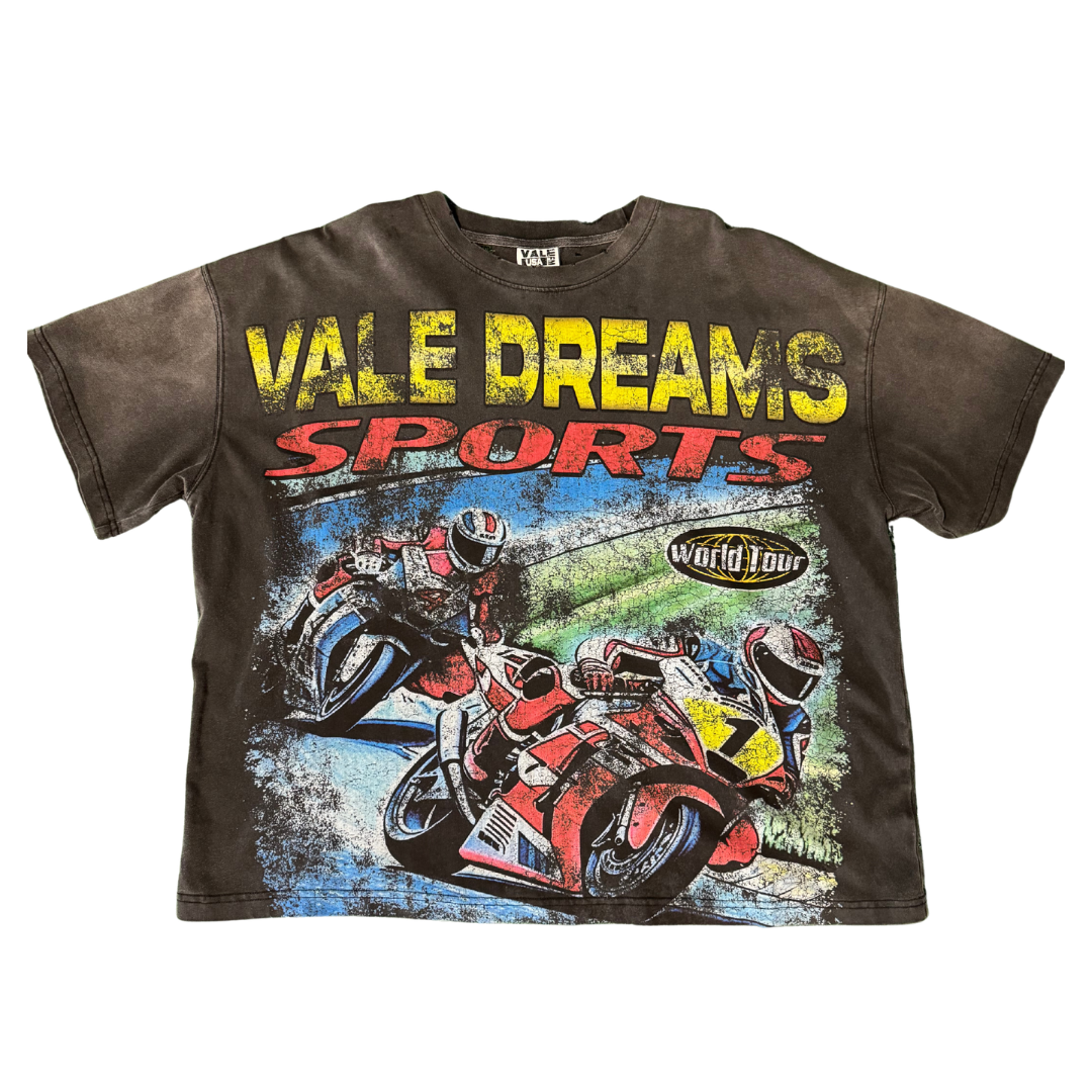 Vale Forever Motorcroxxx Racing Tee Black
