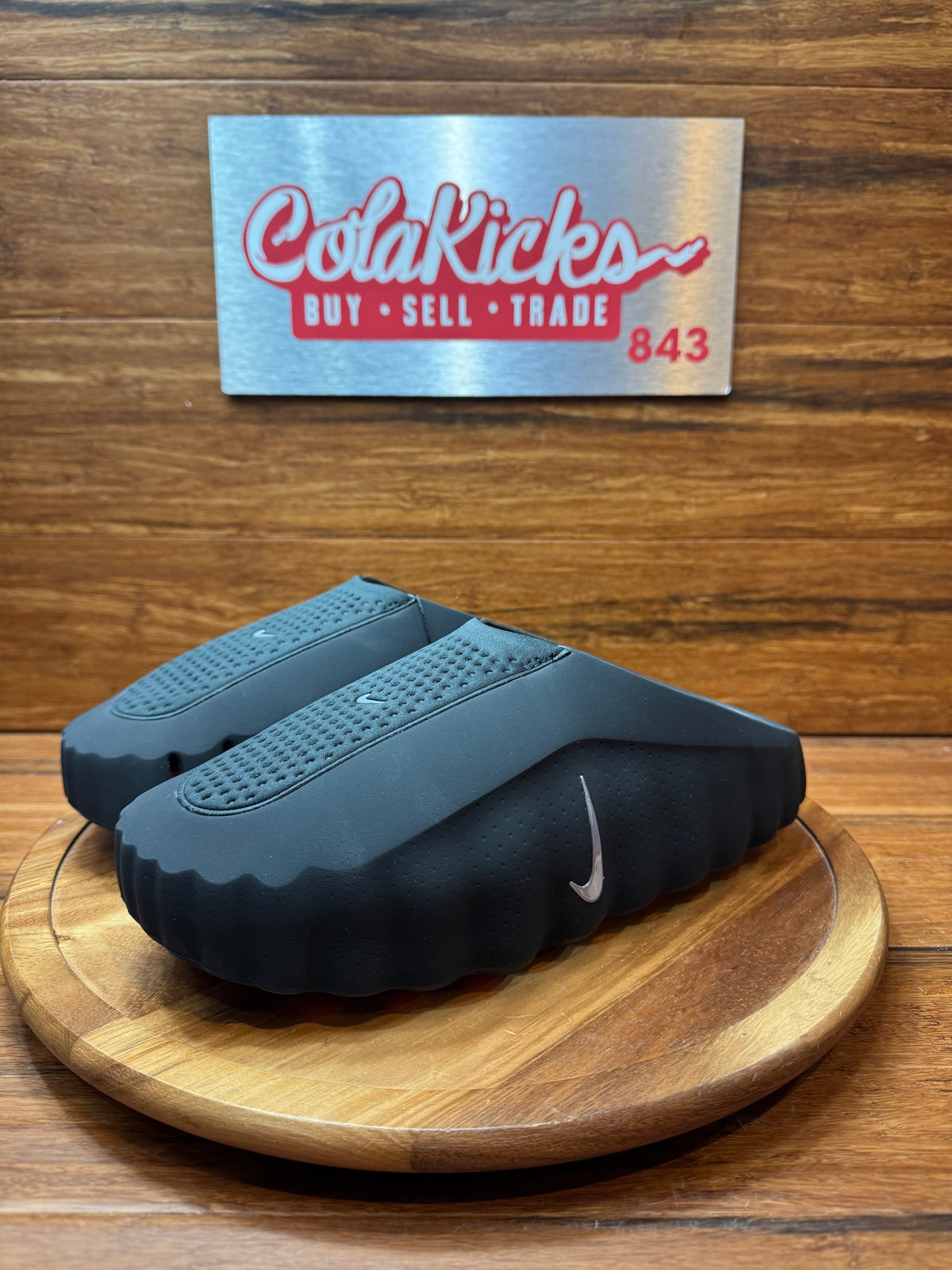 Nike Mind 001 Slide Black Chrome