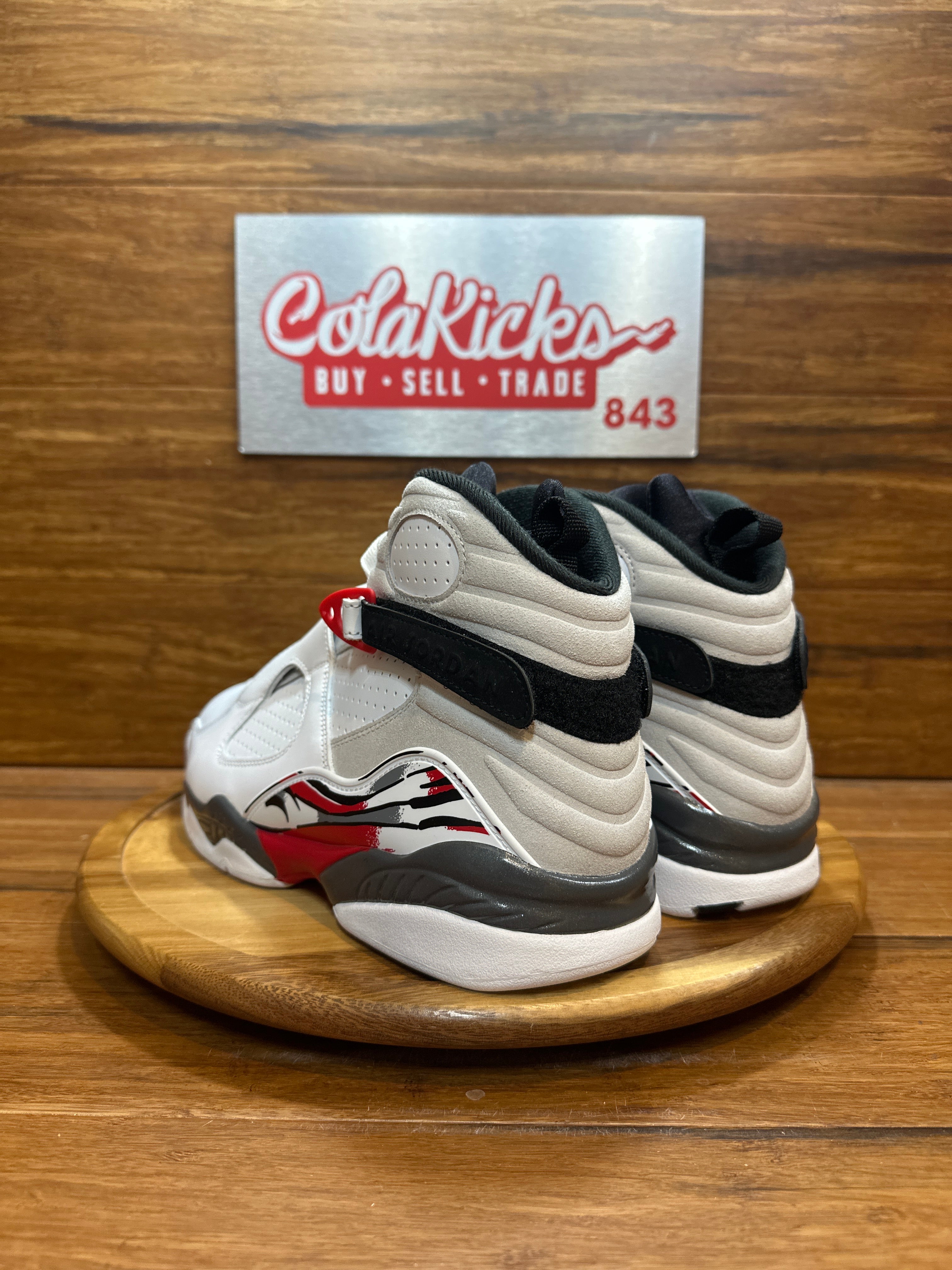 Jordan 8 Retro White True Red (2025)