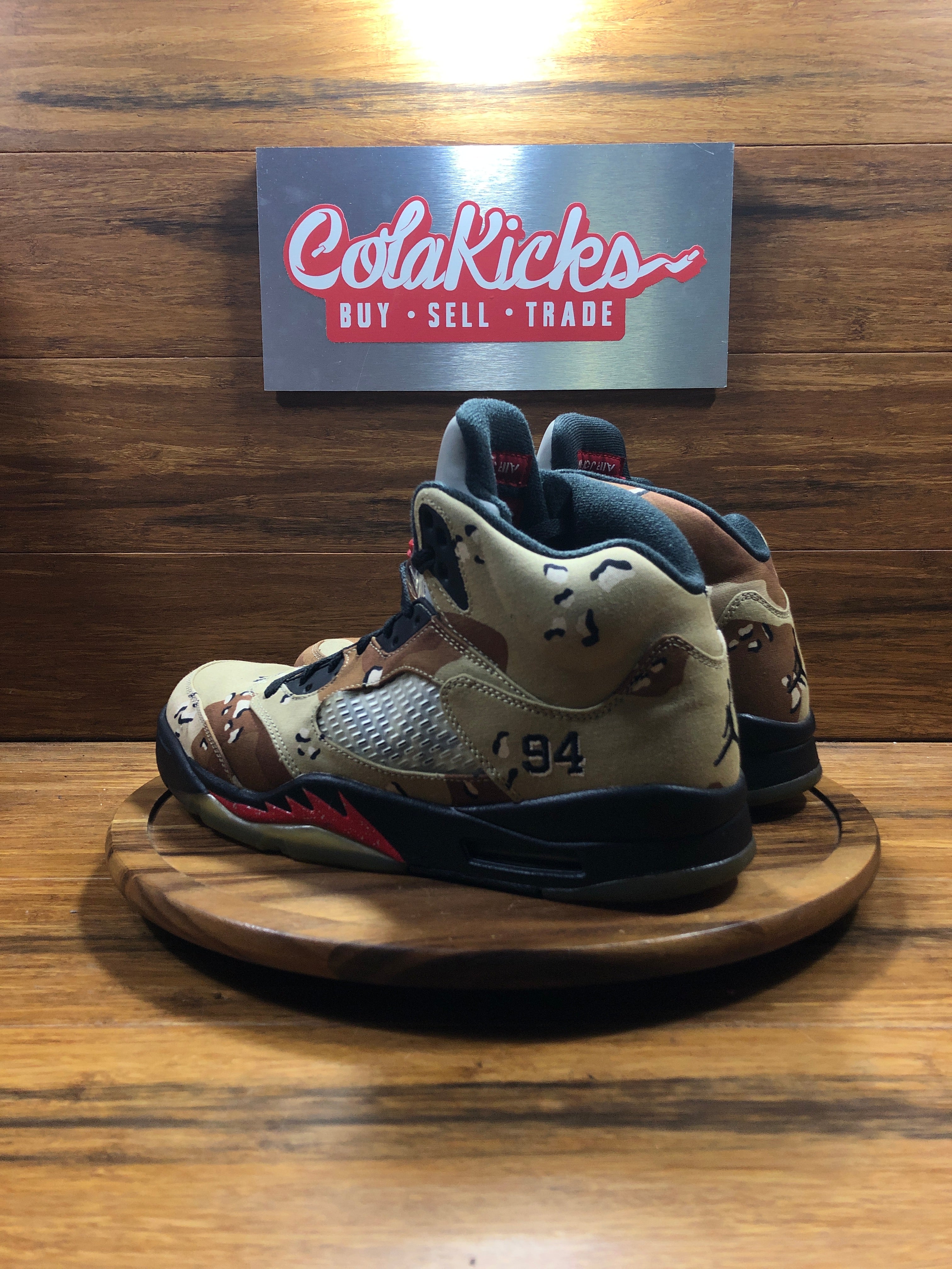 Jordan 5 Retro Supreme Desert Camo