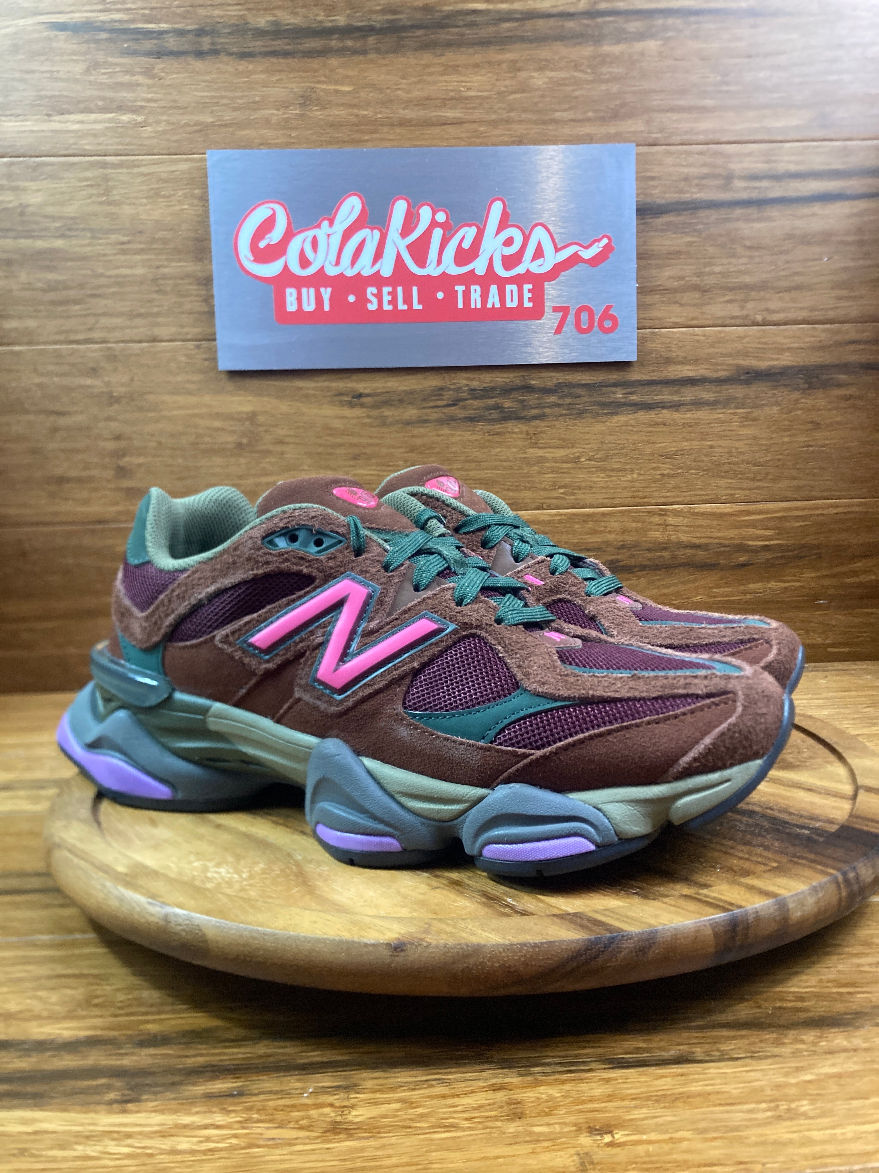 New Balance 9060 Rich Oak Burgundy